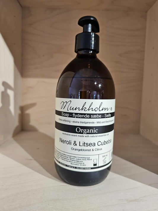 Munkholm - Flydende håndsæbe, Neroli & Litsea Cubeba, 500 ml.