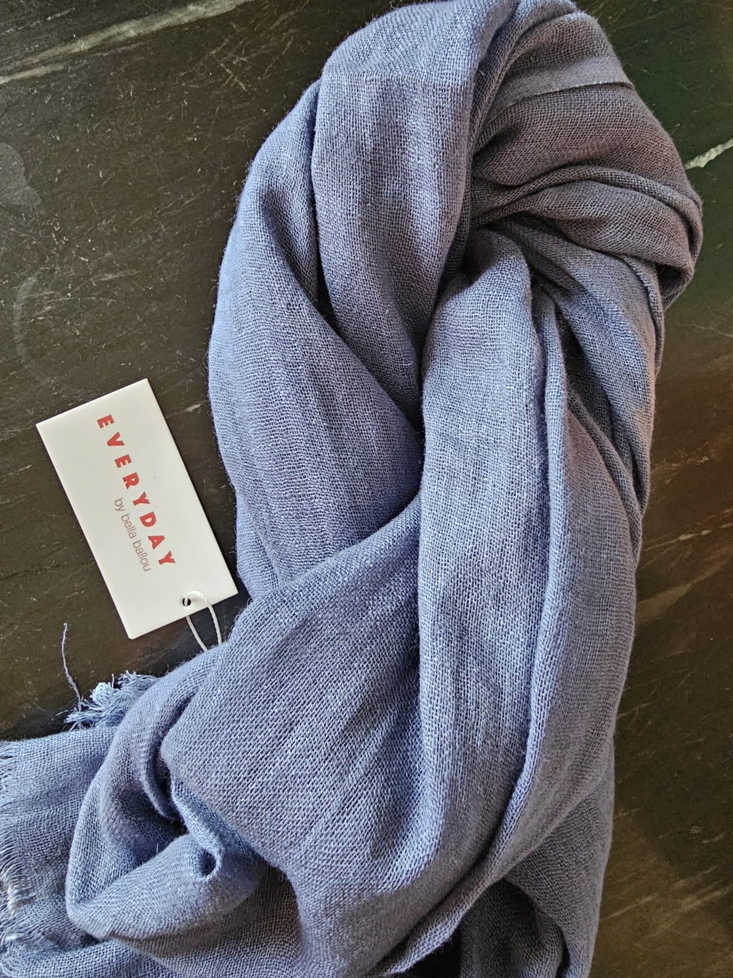 Everyday by Bella Ballou - Paris Scarf, Blue, 75x180cm