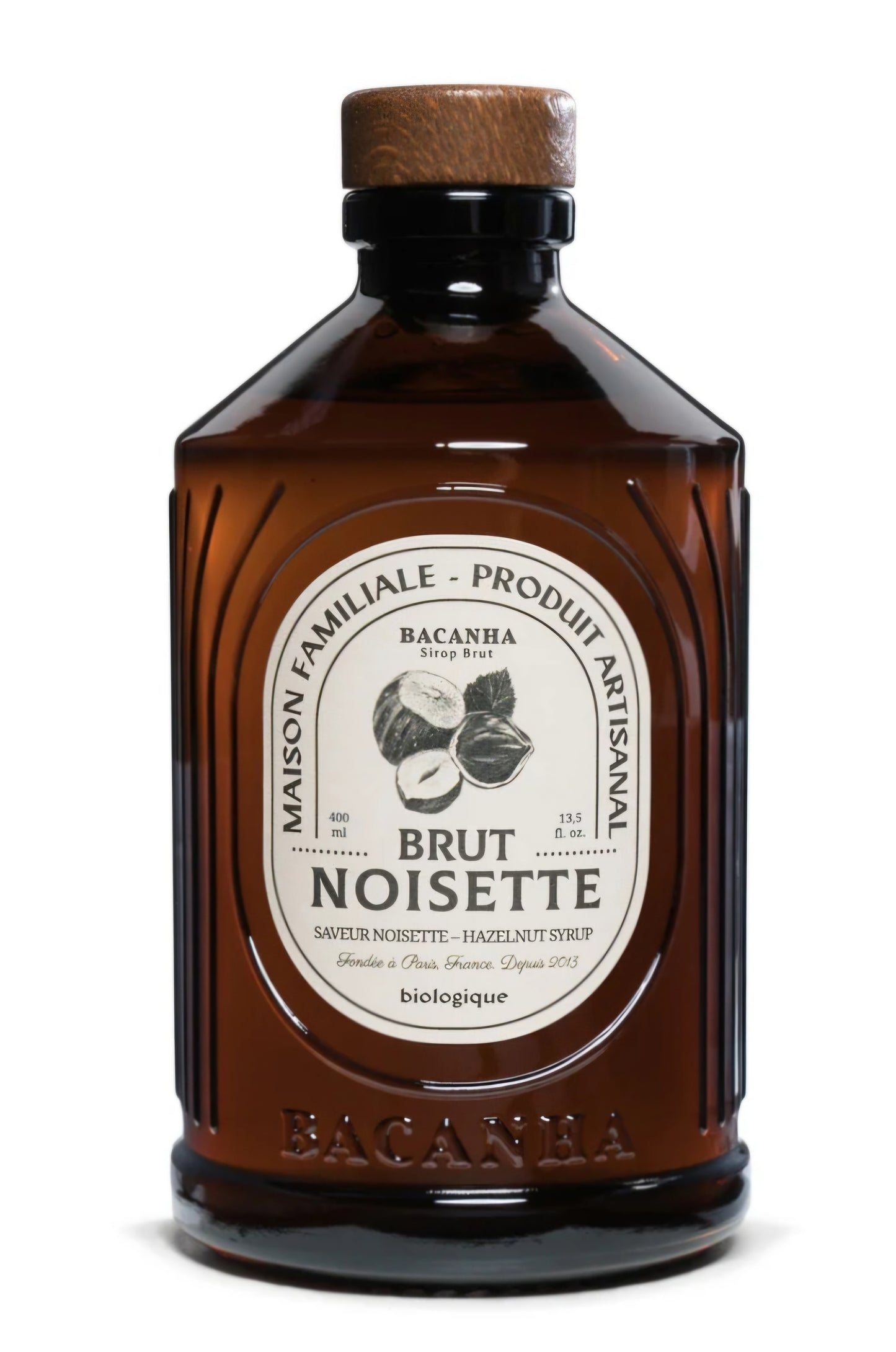 Bacanha - Sirup, Hasselnød, 400 ml.