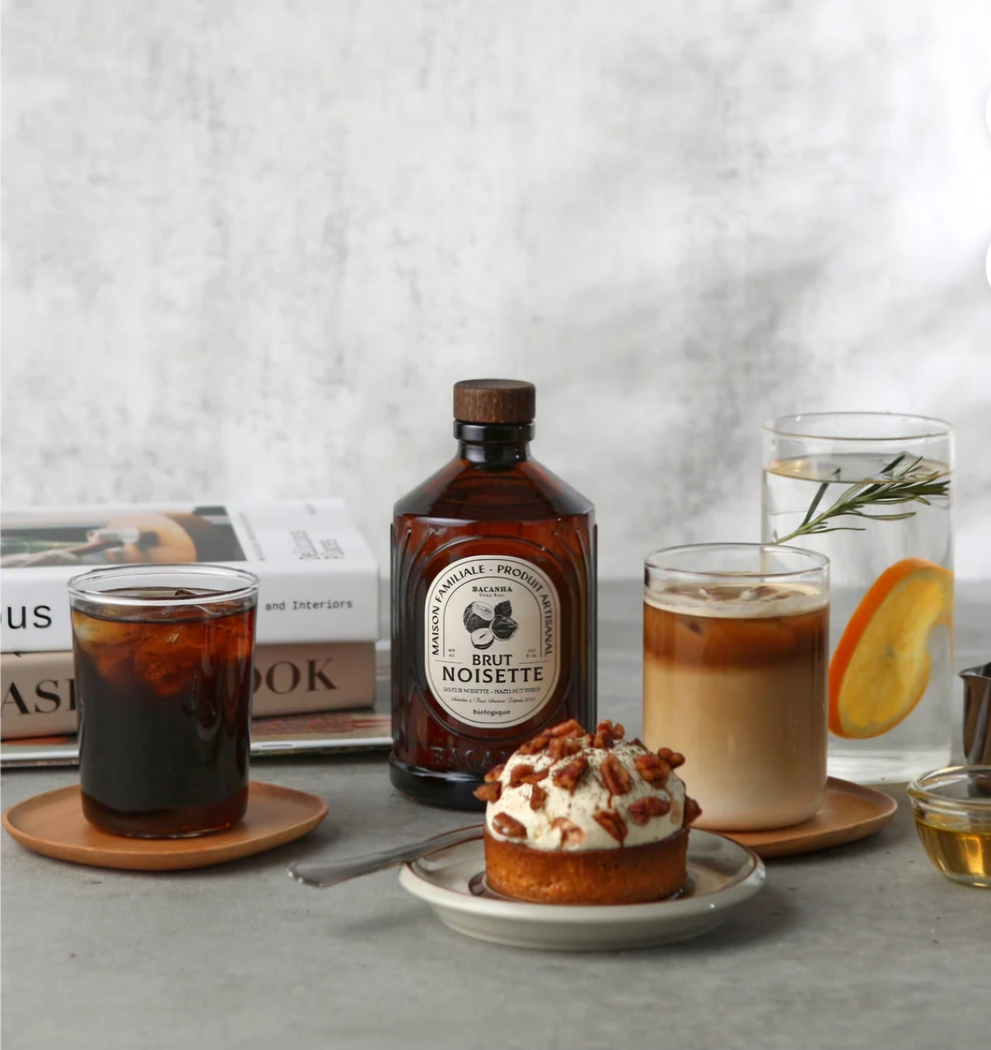 Bacanha - Sirup, Hasselnød, 400 ml.