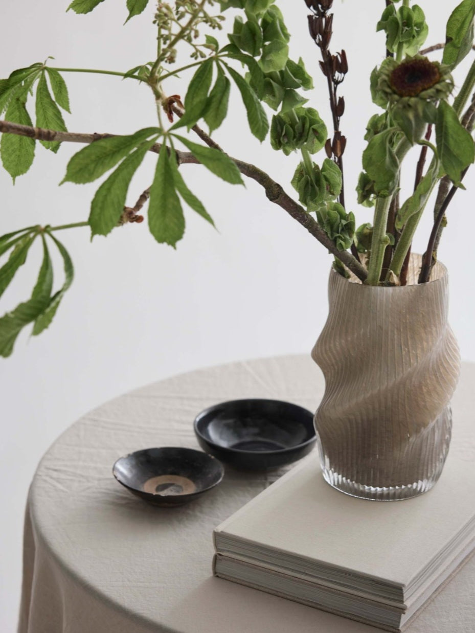 Tell Me More - Fano Glas Vase, Taupe