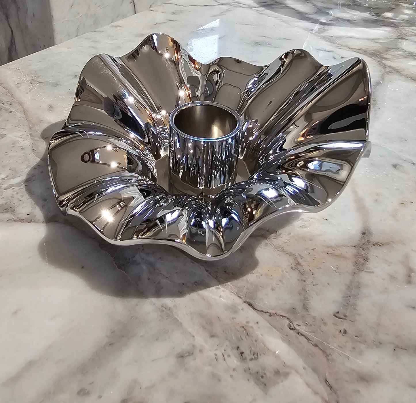 Specktrum - Lea Candle Holder, Chrome