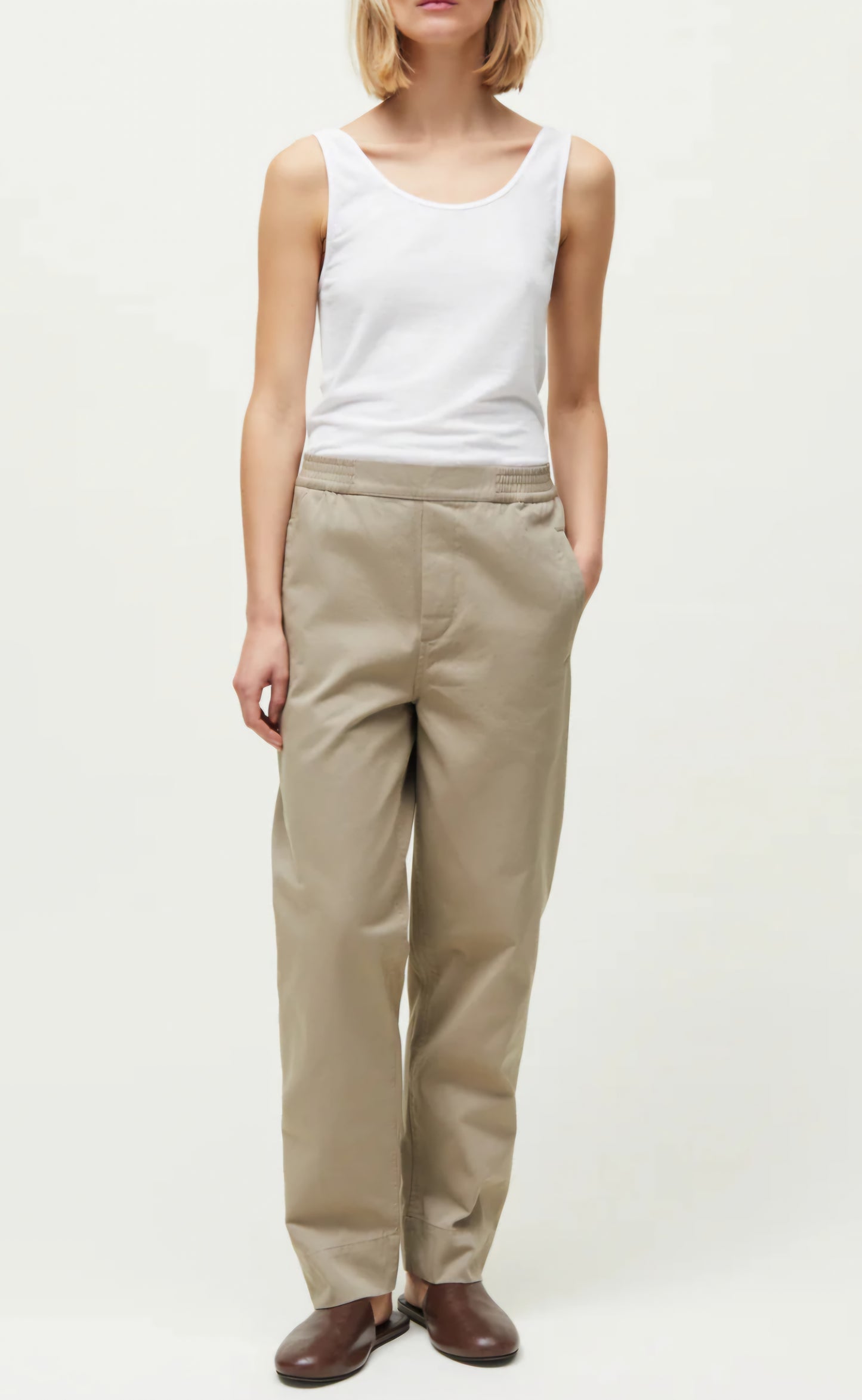 Aiayu - Coco Pant Twill, Light Vintage Army