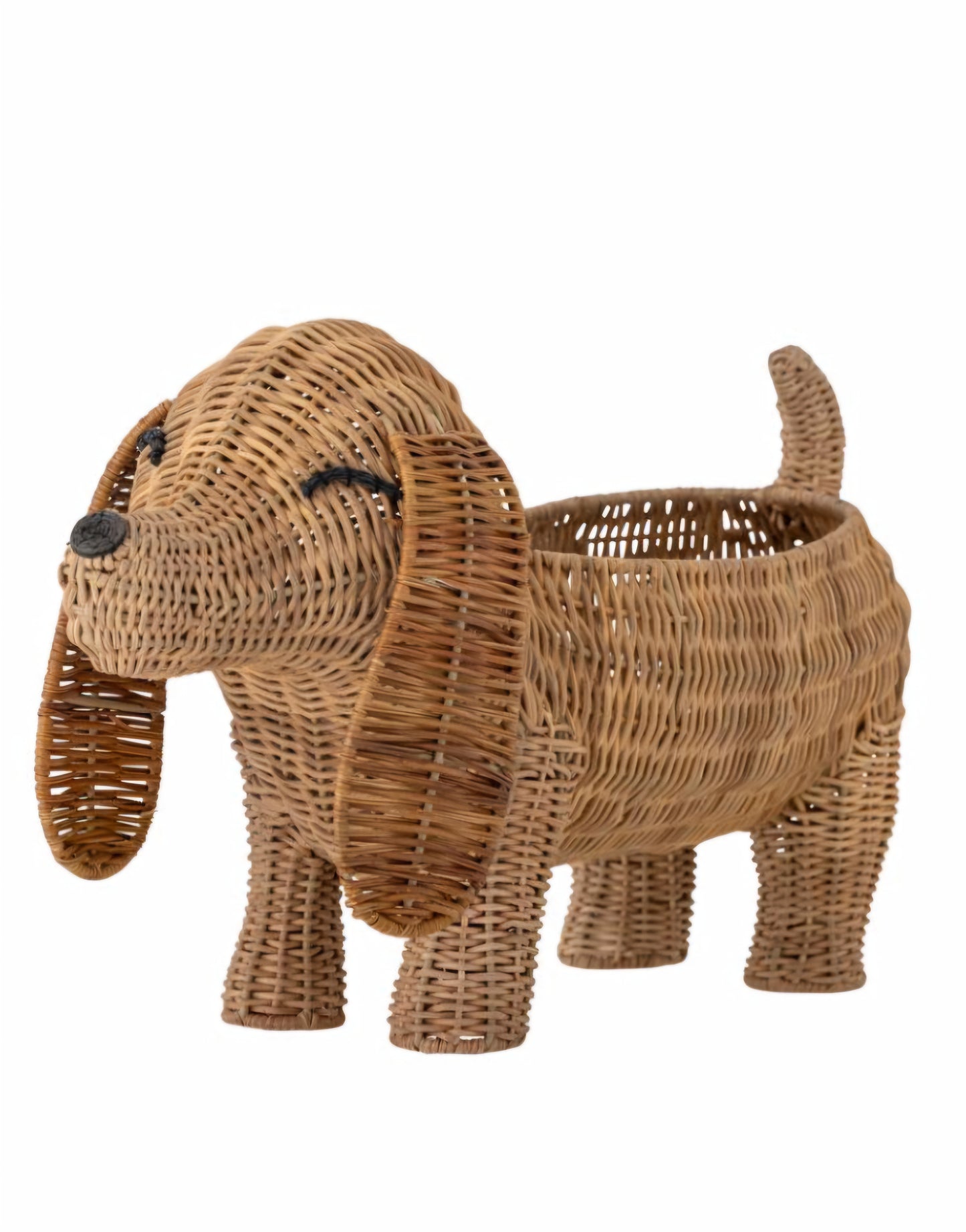 Bloomingville - Palle Kurv, 50x27x23 cm., Brun, Rattan