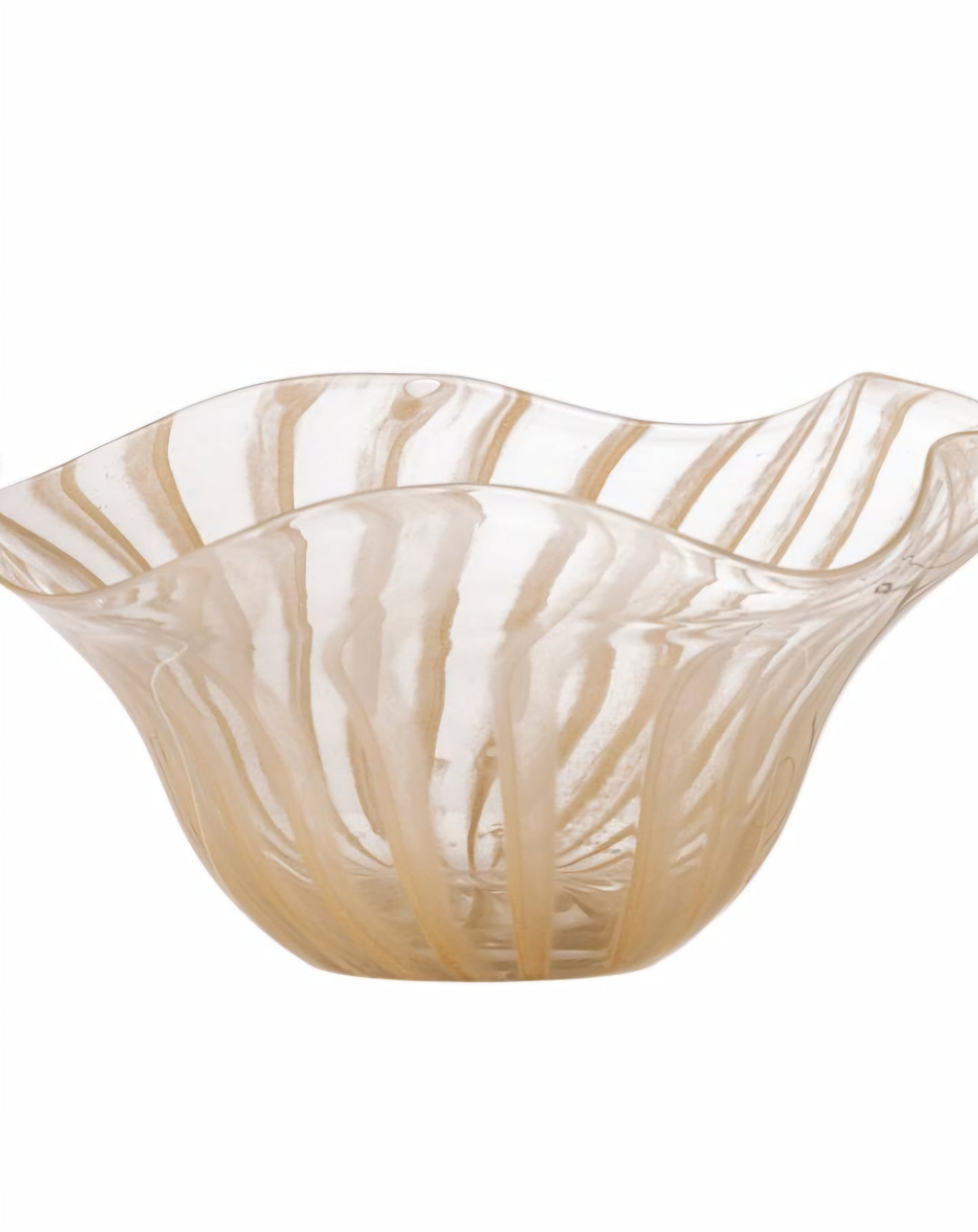 Bloomingville - Imri Skål, 32x13x30 cm., Rosa, Glas