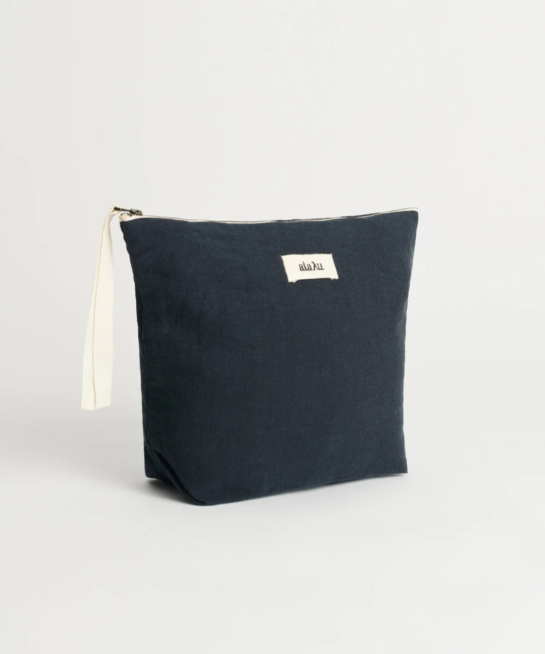 aiayu - Pouch Linen, 30x23 cm., Navy