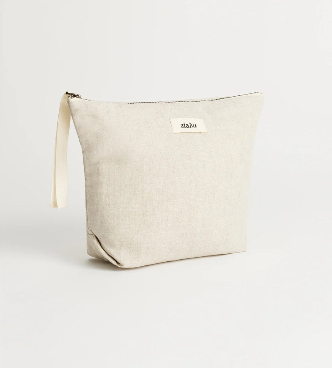 aiayu - Pouch Linen, 30x23 cm., Pure Nature