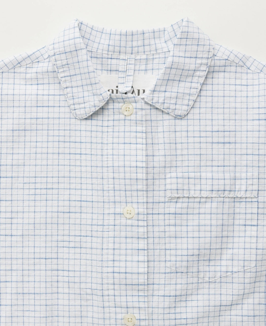 aiayu - Pyjamas Night Summer Check, Mix Blue Bell