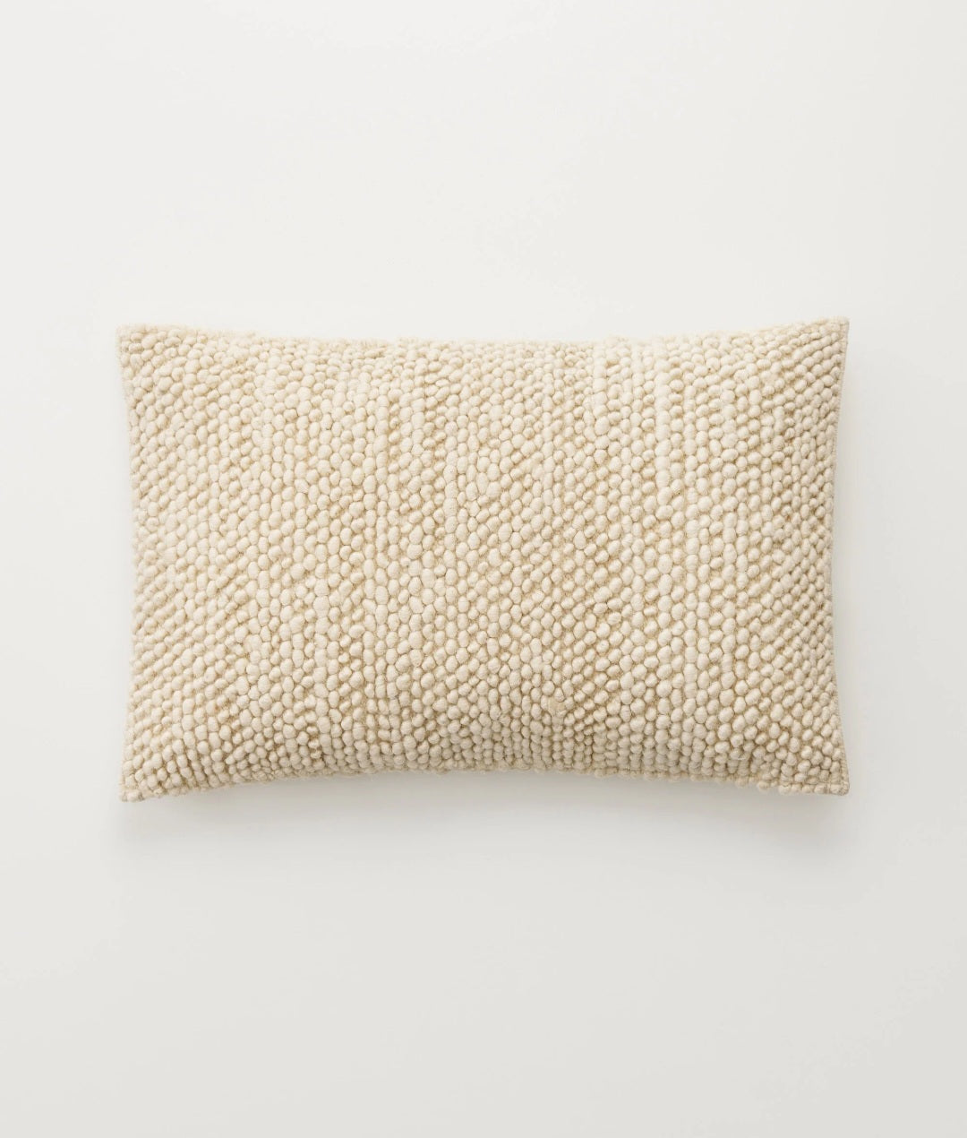aiayu - Idras Wool Pillow, 40x60 cm., Pure Ecru