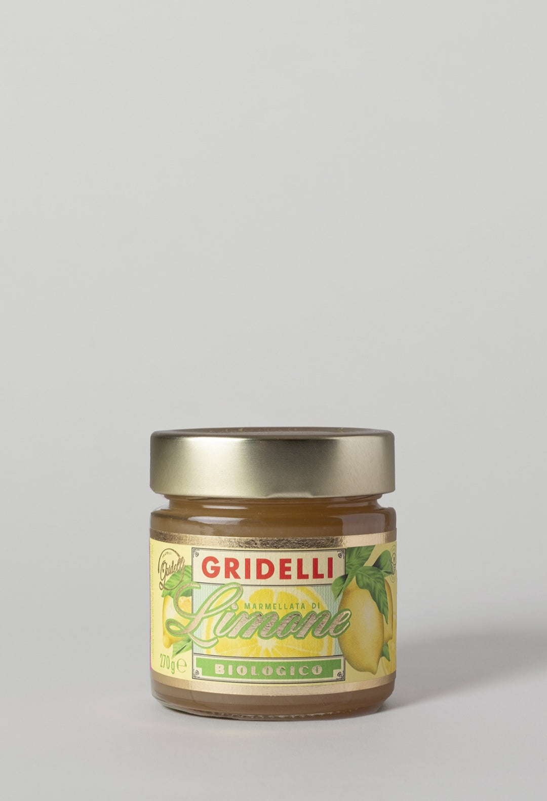 Gridelli - Økologisk Marmellata Di Limone, 270 gr.