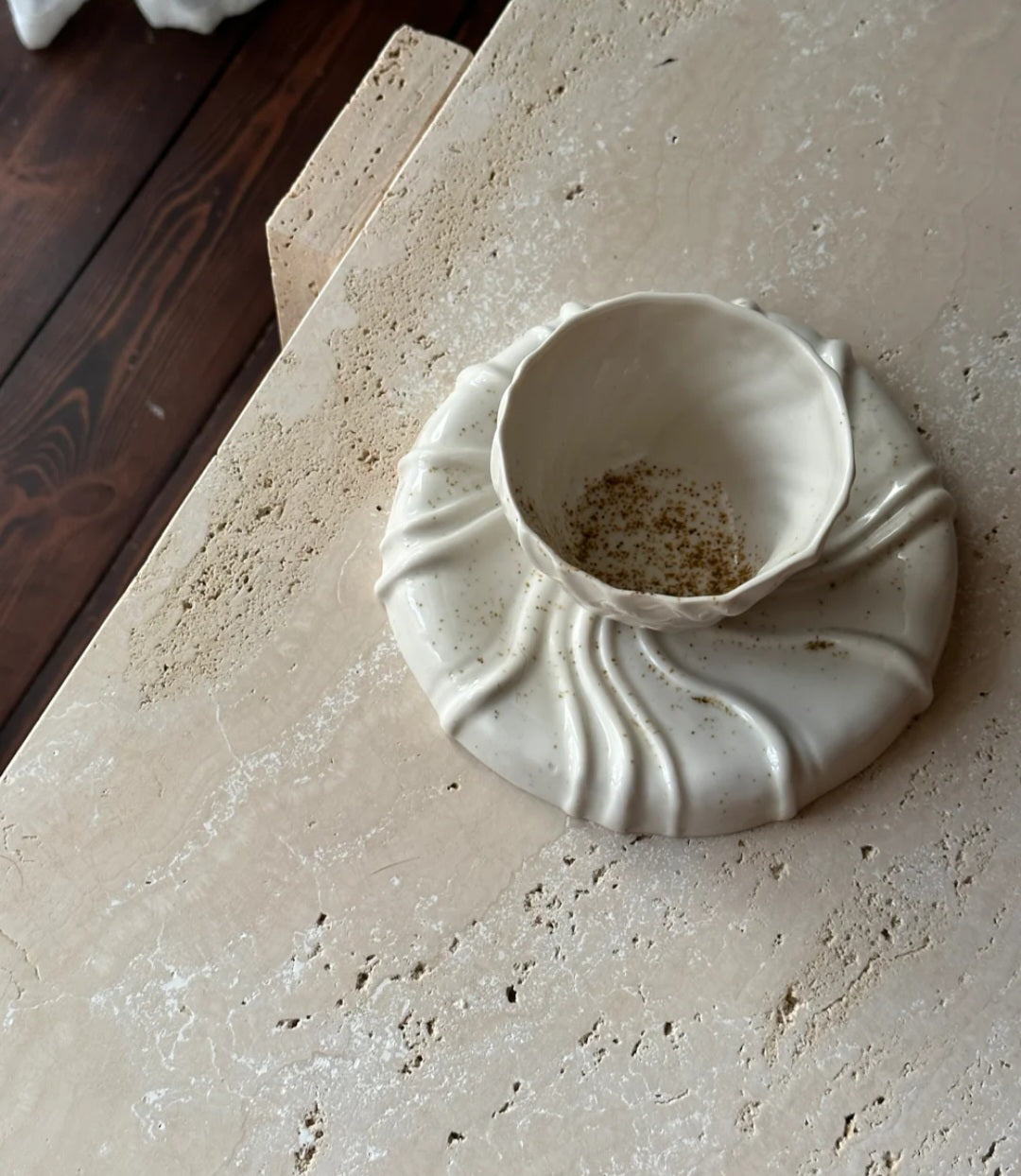 Atelier Marée - Tidevandstallerken, Spættet