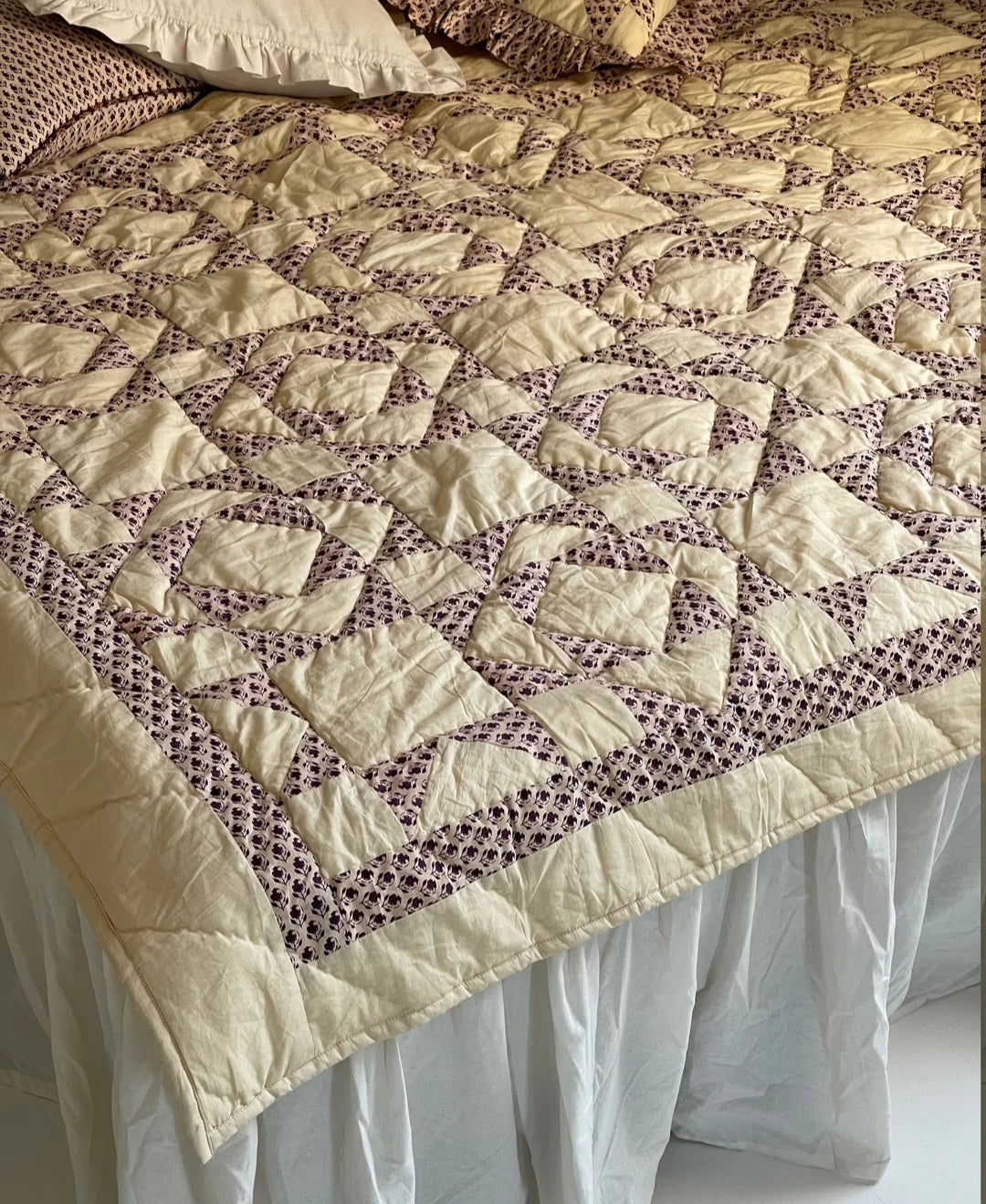 Jou Quilst - Patchwork Tæppe Style 7, 130x180 cm.