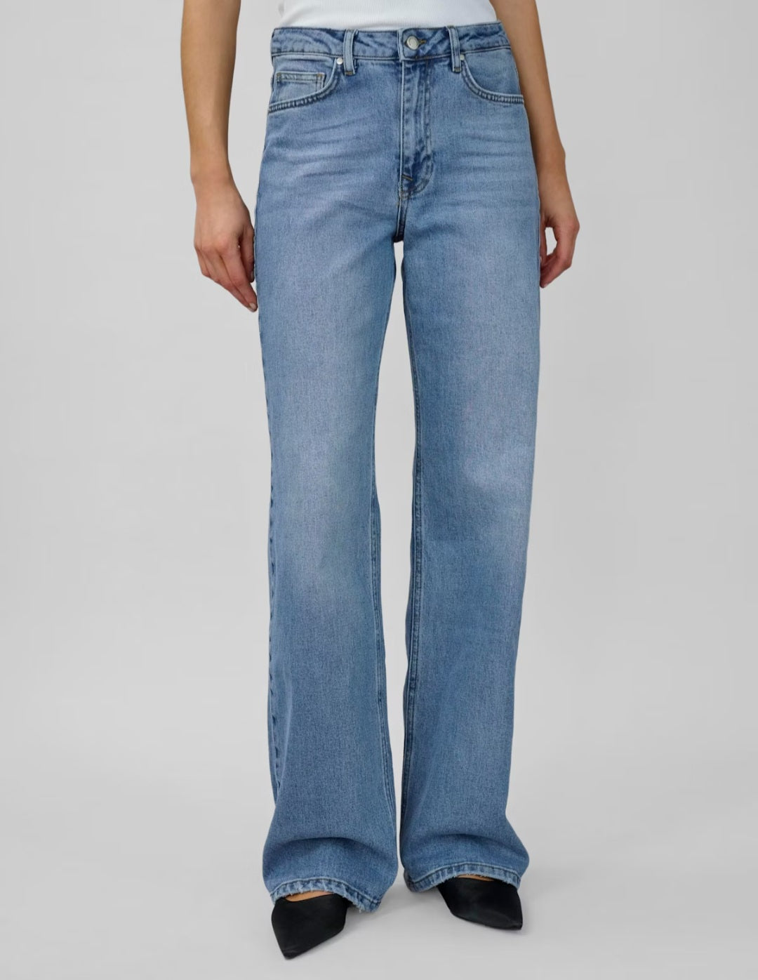 My Essential Wardrobe - The Louis High Wide, Fås i to farver - Dark Grey og Medium Blue