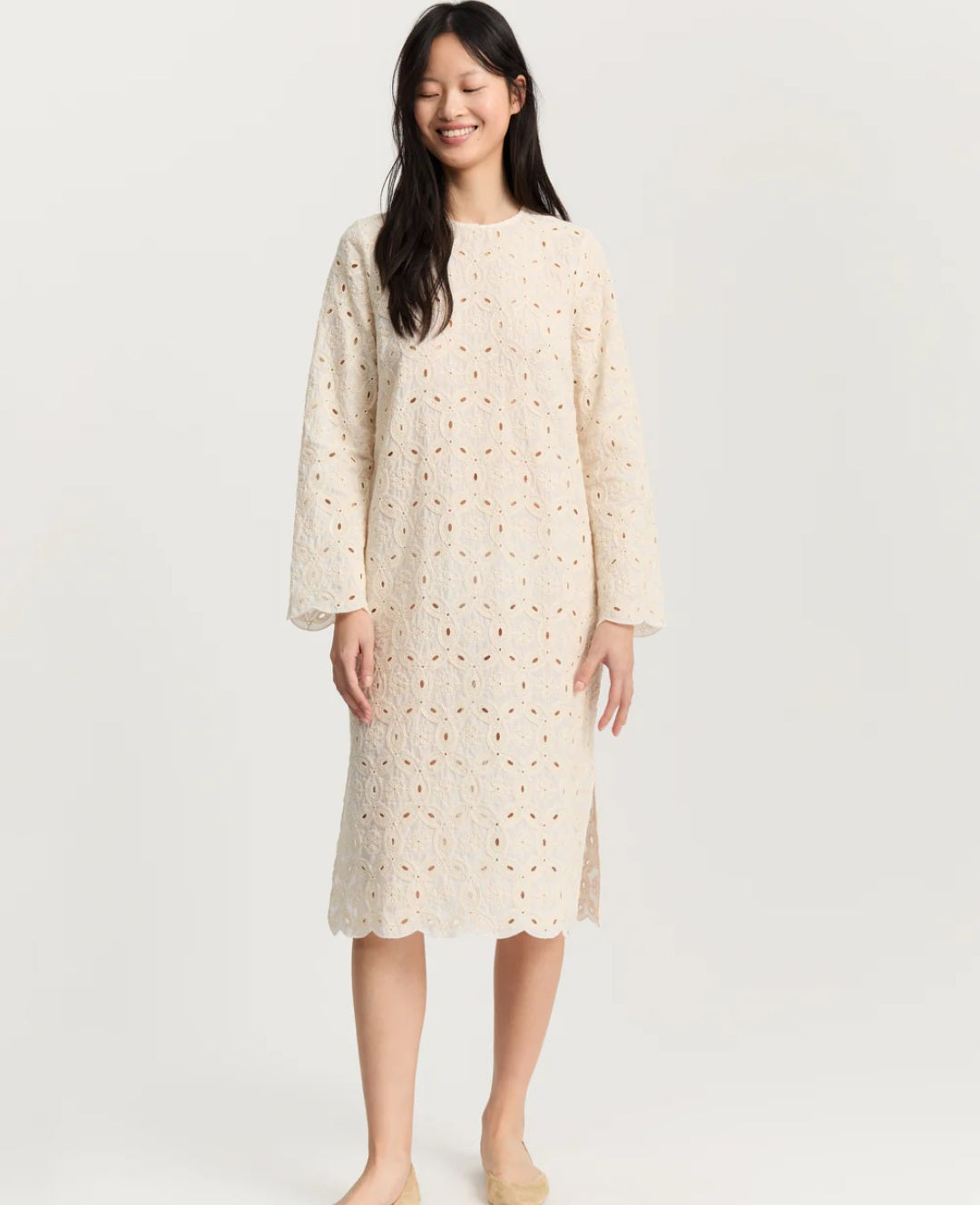 aiay - Novia Dress Embroidery, Fås i farverne Black og Pure Ecru