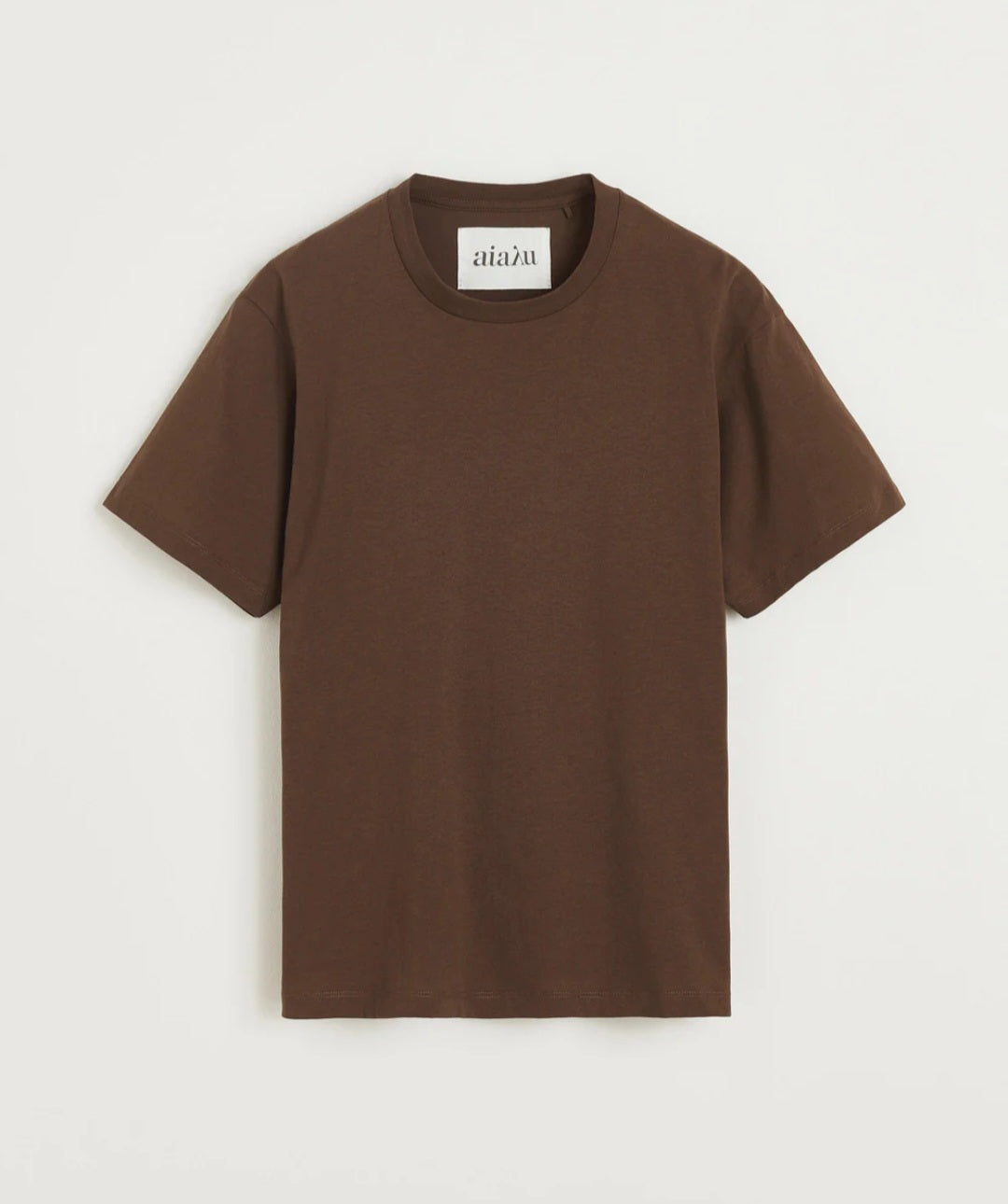 aiayu - Classic Circular Tee II, Fås i farverne White og Coffee
