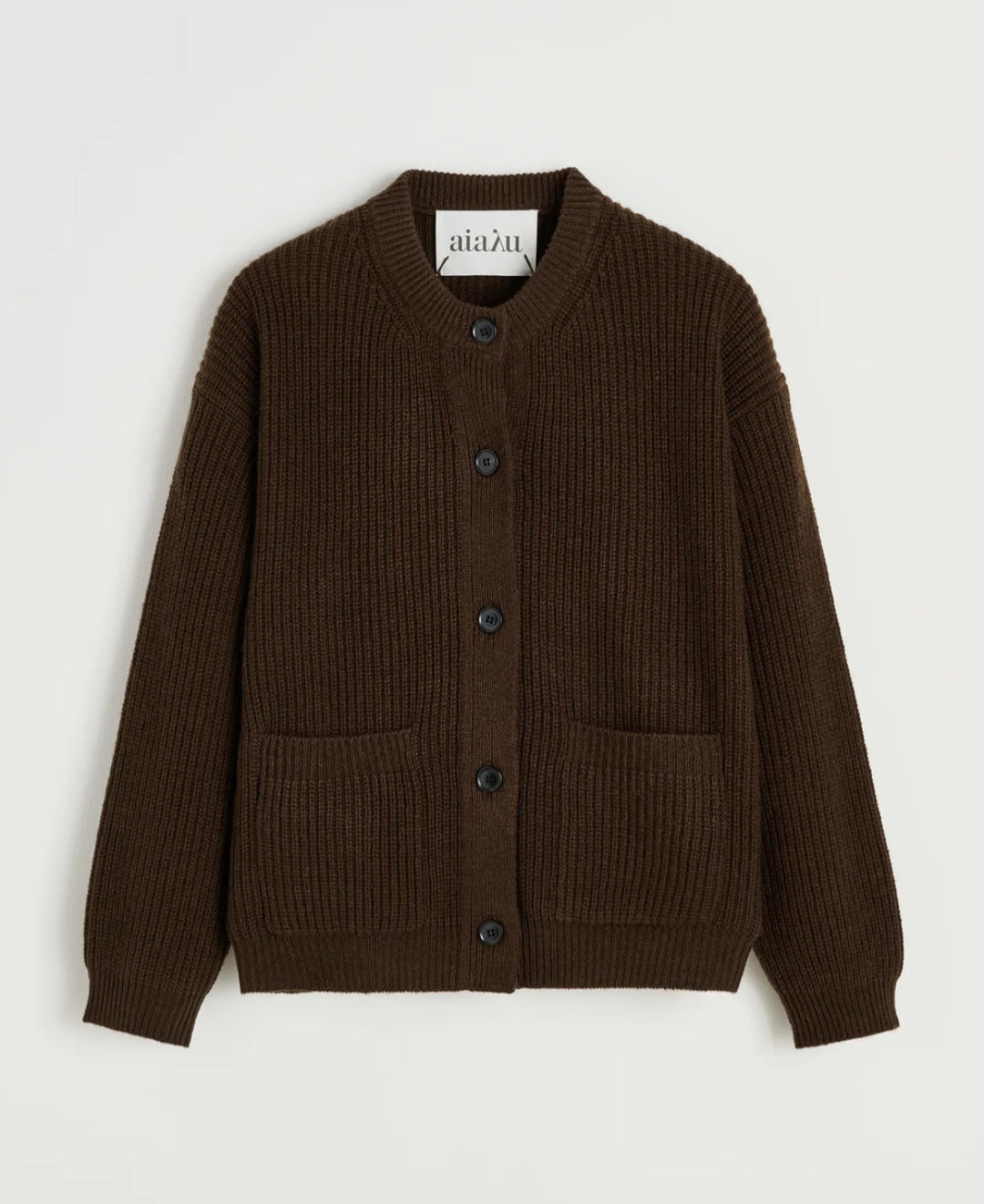 aiayu - Bine Cardigan, Pure Sartuul, Dark Brown