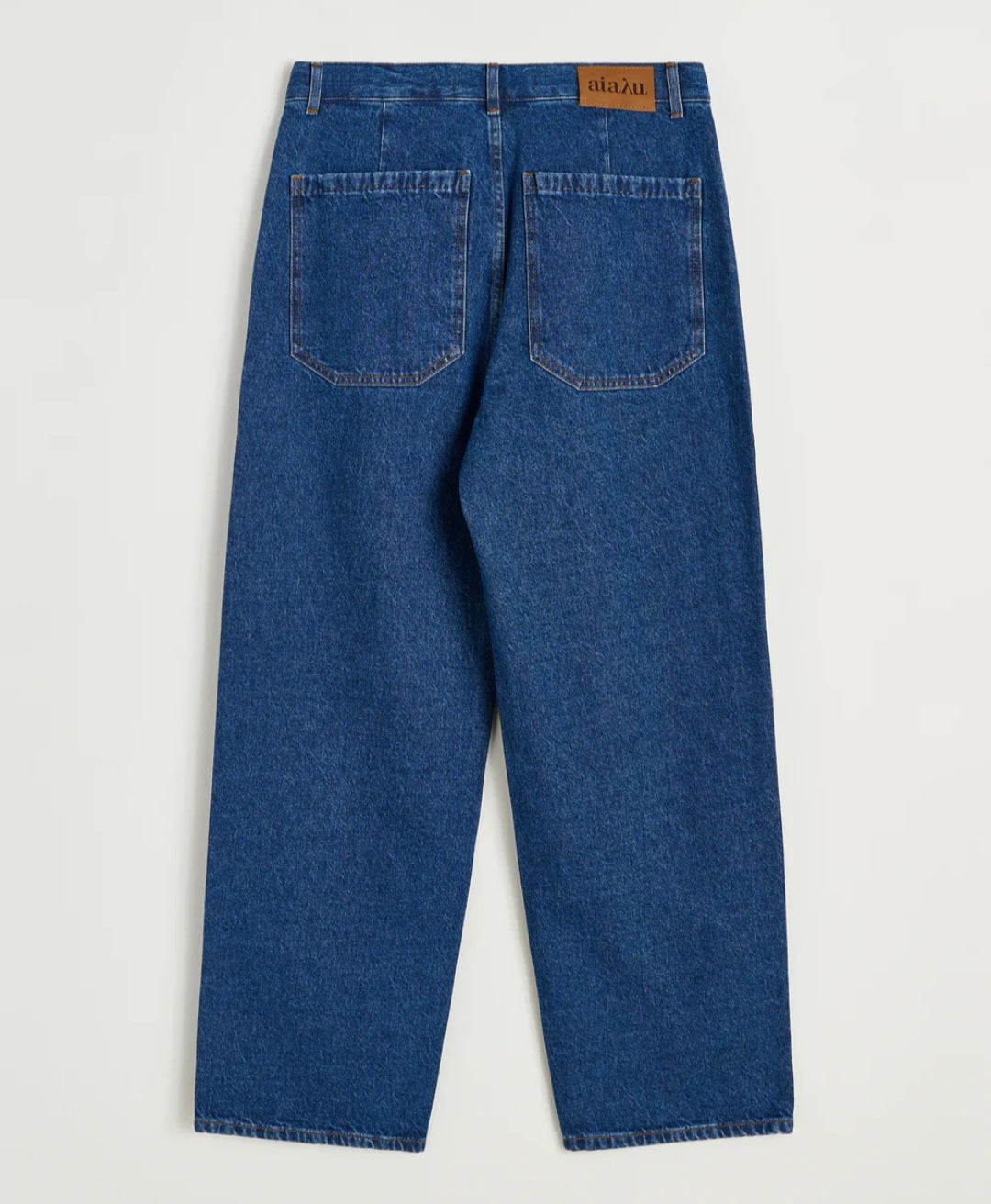 aiayu - Carlo Midwaist Wide Jeans, Mid Blue