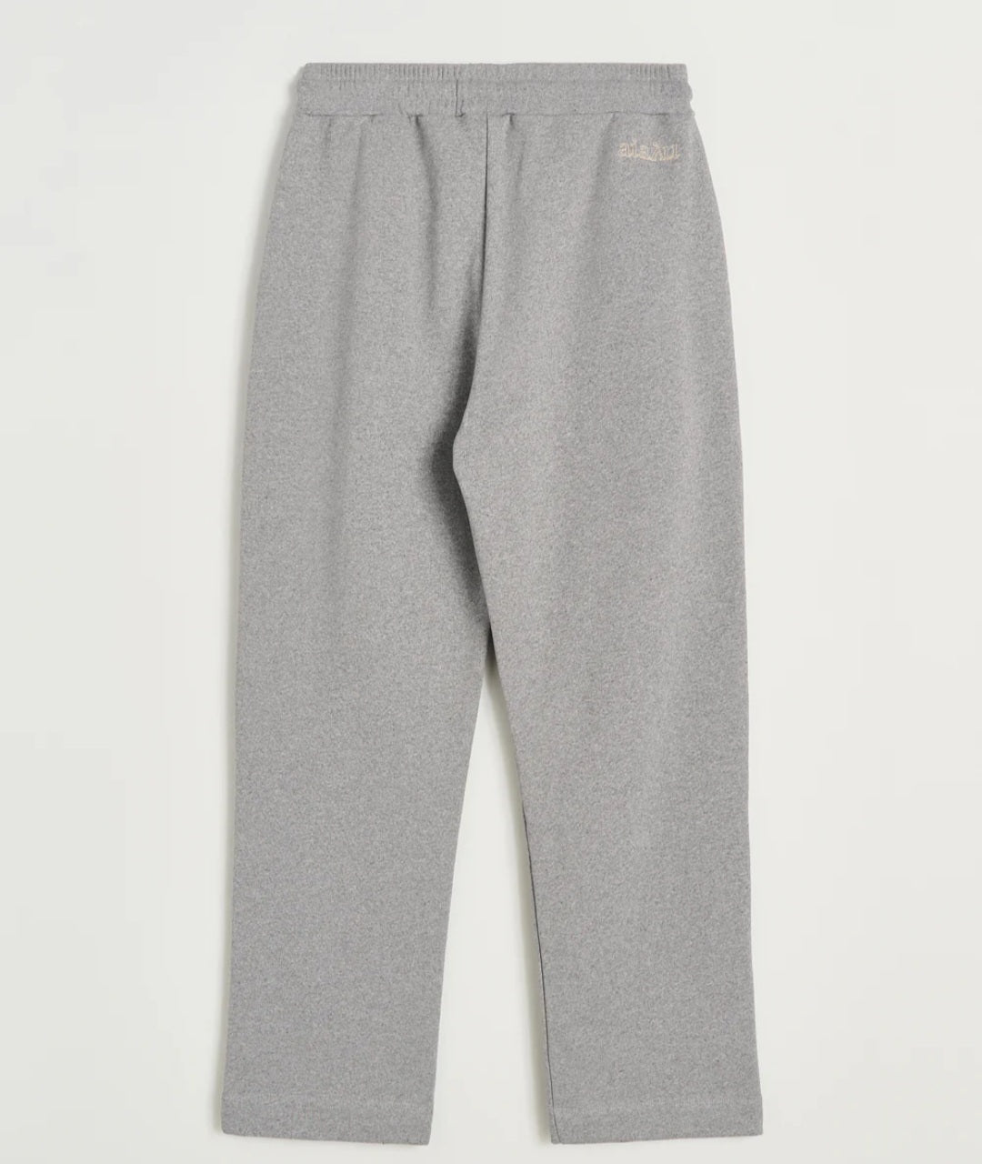 aiayu - Stitched Circular Sweatpants, Grey Melange