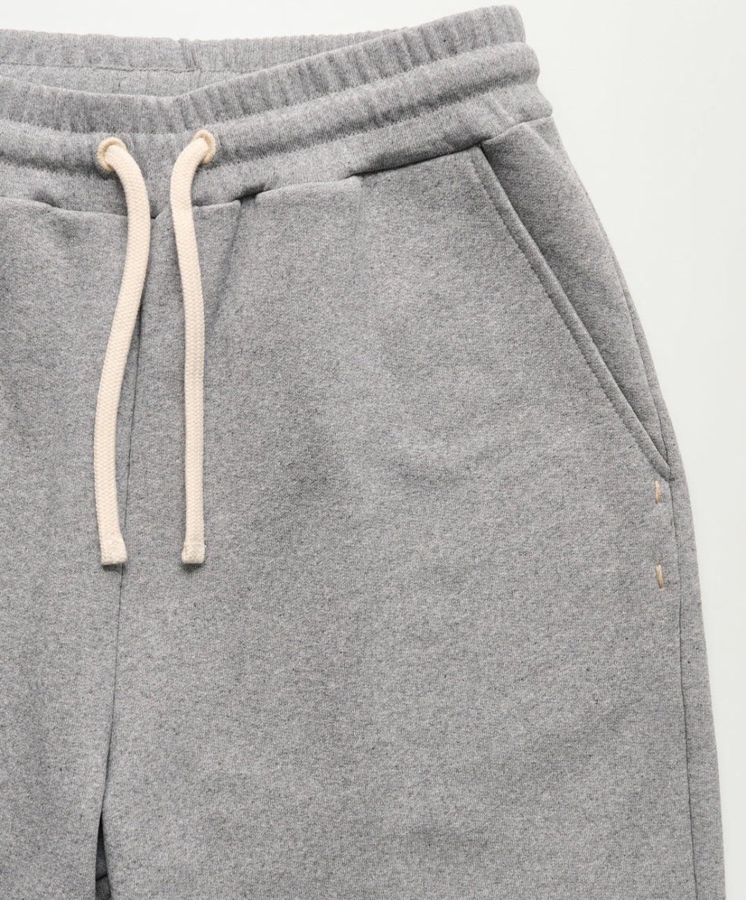 aiayu - Stitched Circular Sweatpants, Grey Melange