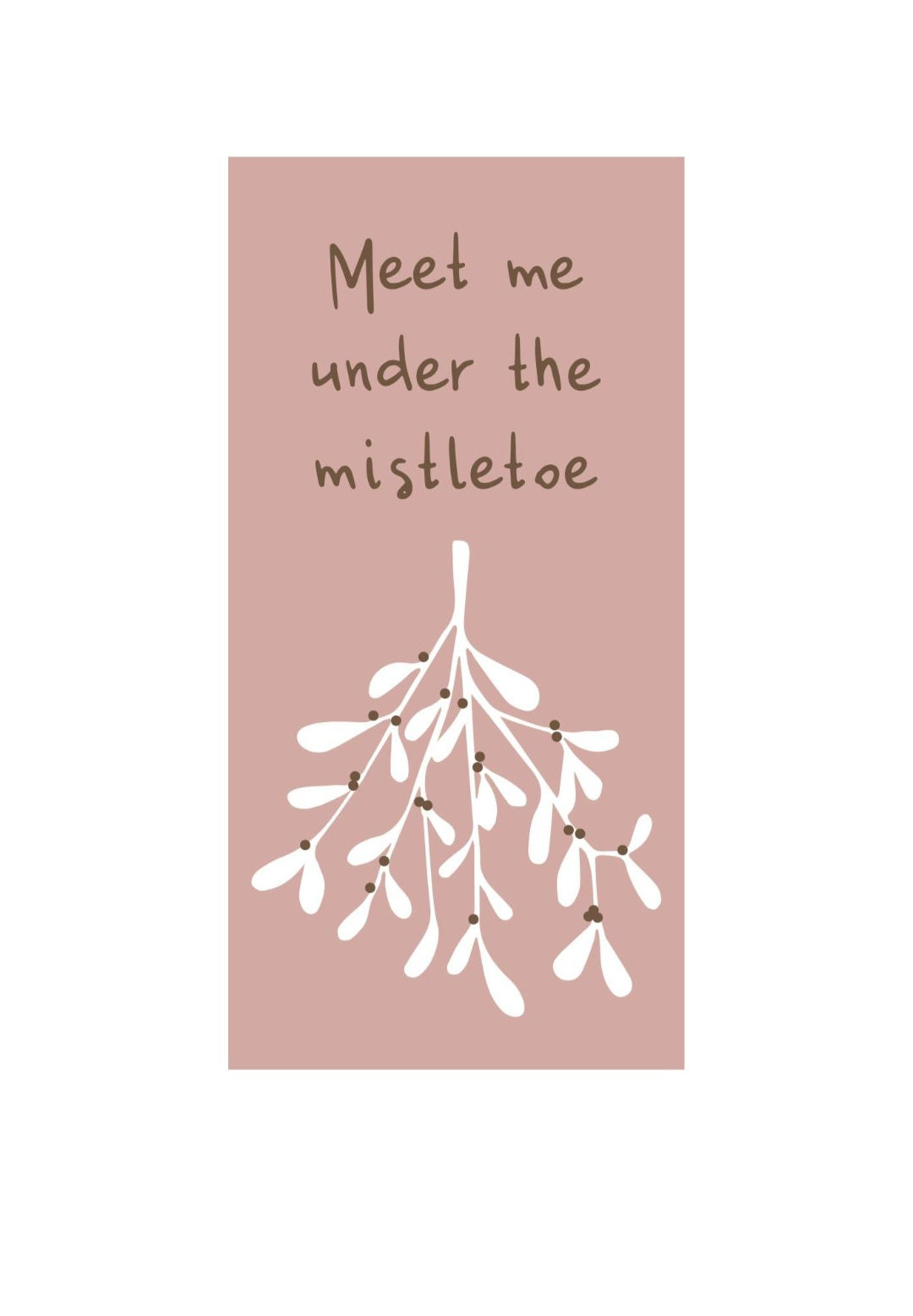 Ib Laursen - Serviet "Meet me under the mistletoe", 16 stk. pr. pakke
