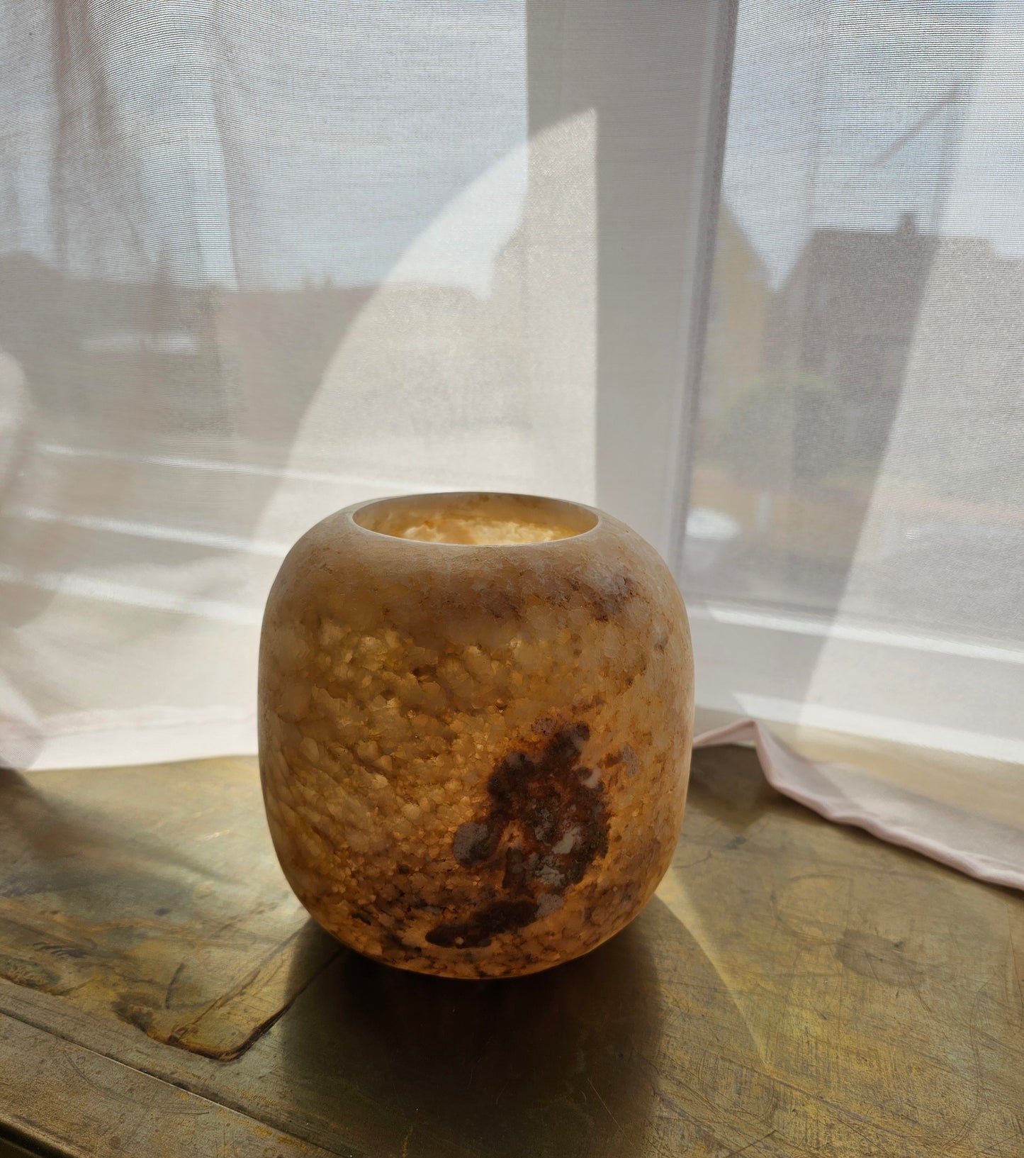 Sirocco Living - Alabaster, Curra, 14 cm., Brun