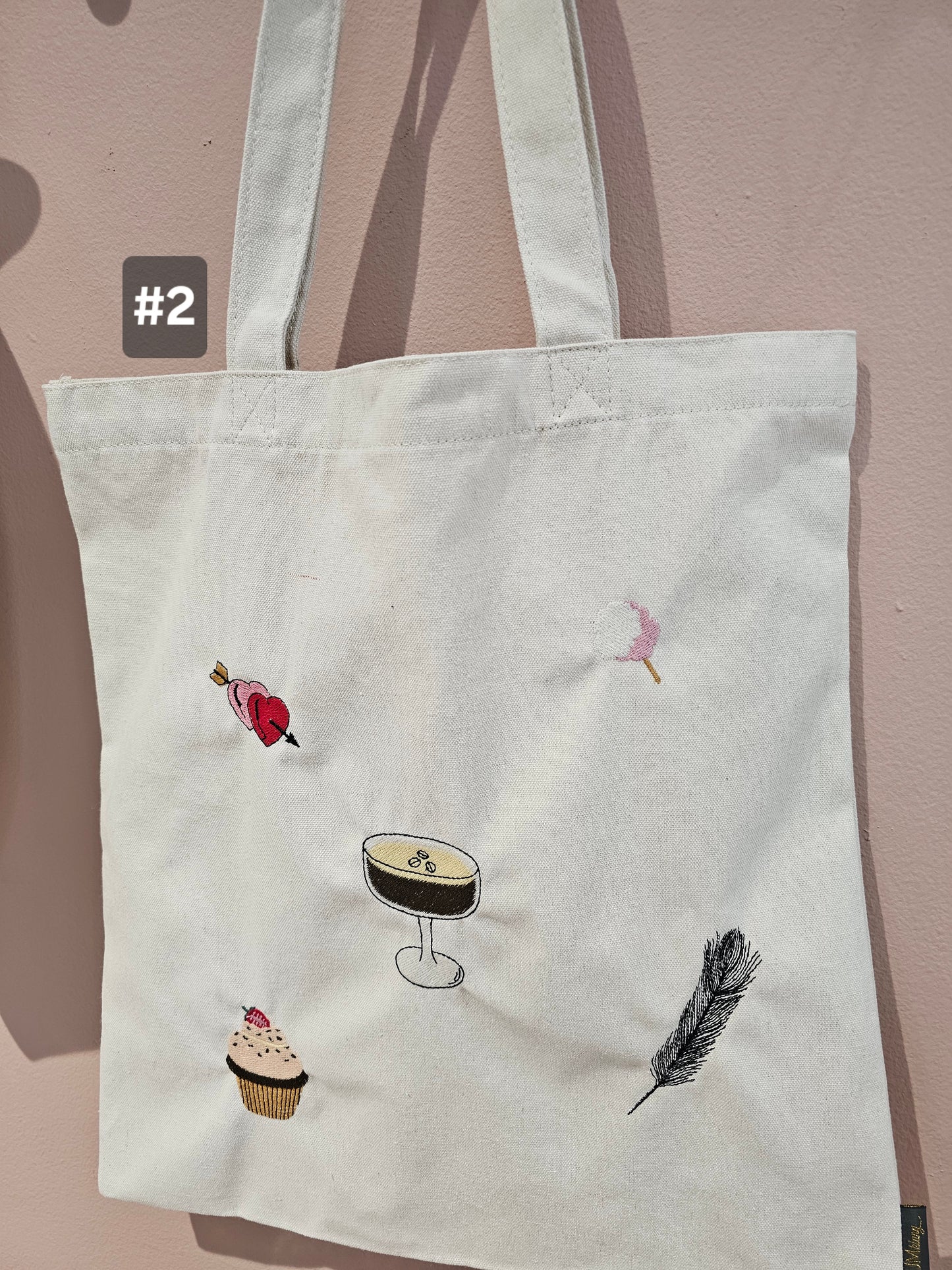RUMklang Indretning - Bomulds-Net, Creme m/Broderier