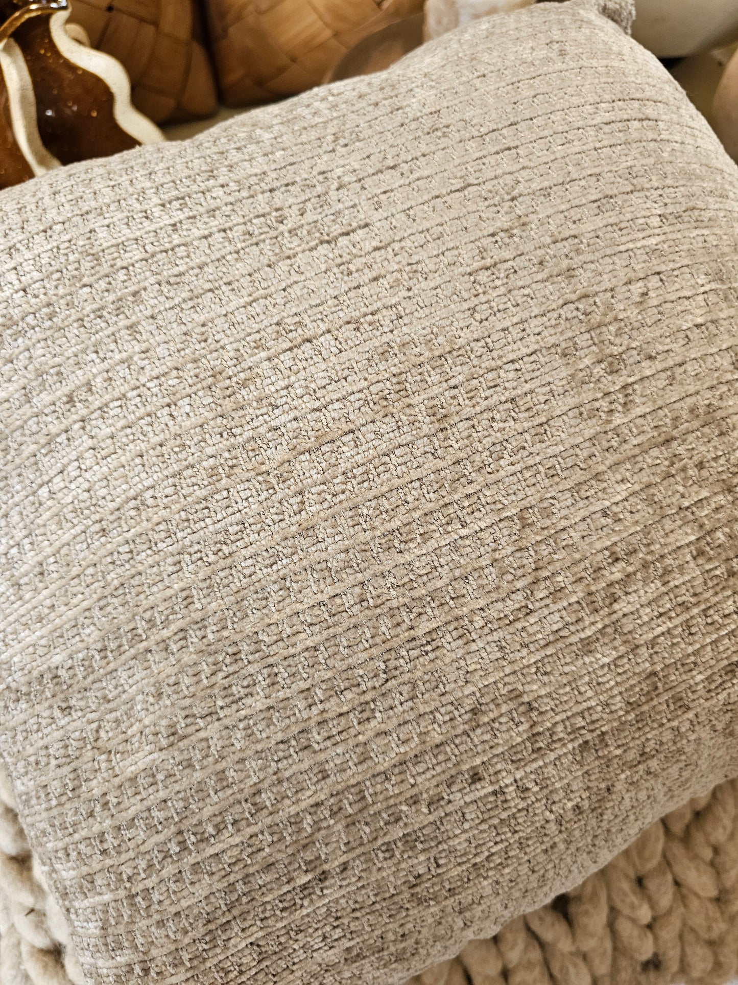 Specktrum - Isa Pude, 45x45 cm., Taupe