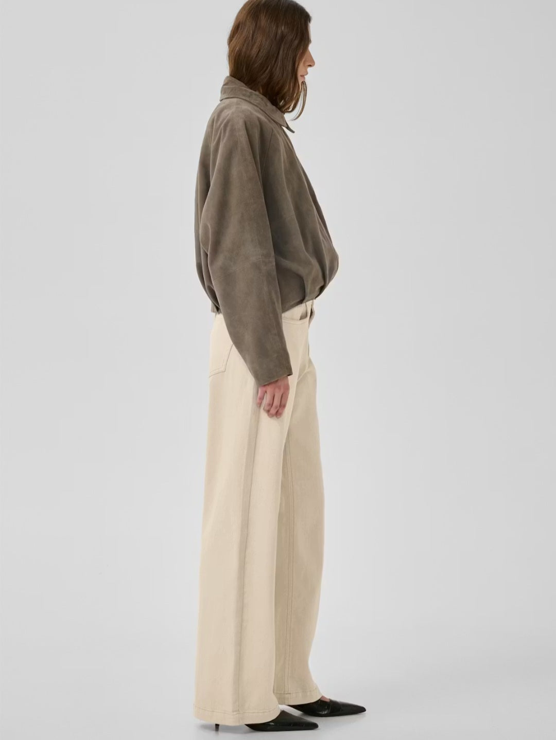 My Essential Wardrobe - LouisMW 157 High Wide, Oatmeal/Nature