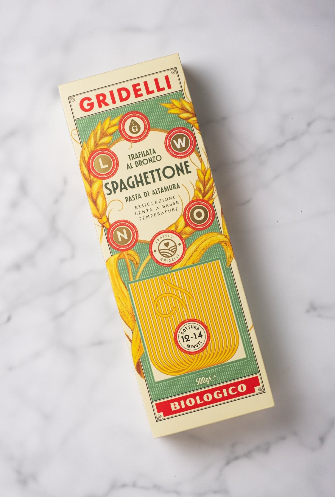 Gridelli - Spaghettone, Pasta Di Altamura, ØKO., 500 gr.