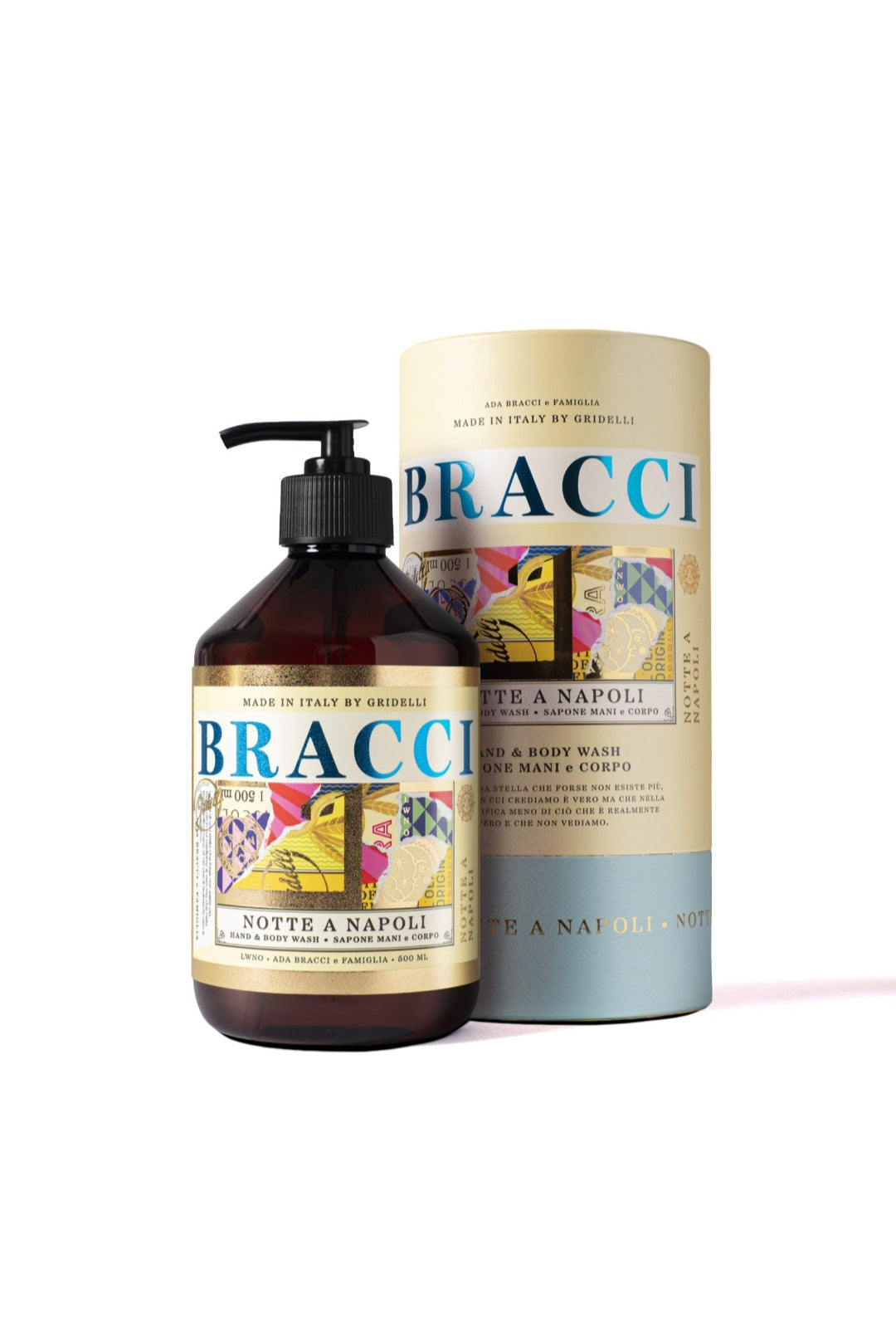 Bracci - Notte A Napoli Hand & Body Wash, 500 ml.