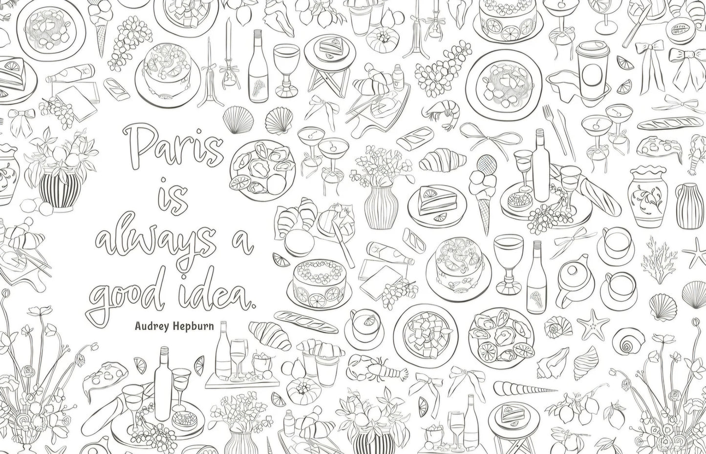 New Mags - The Paris Colouring Book