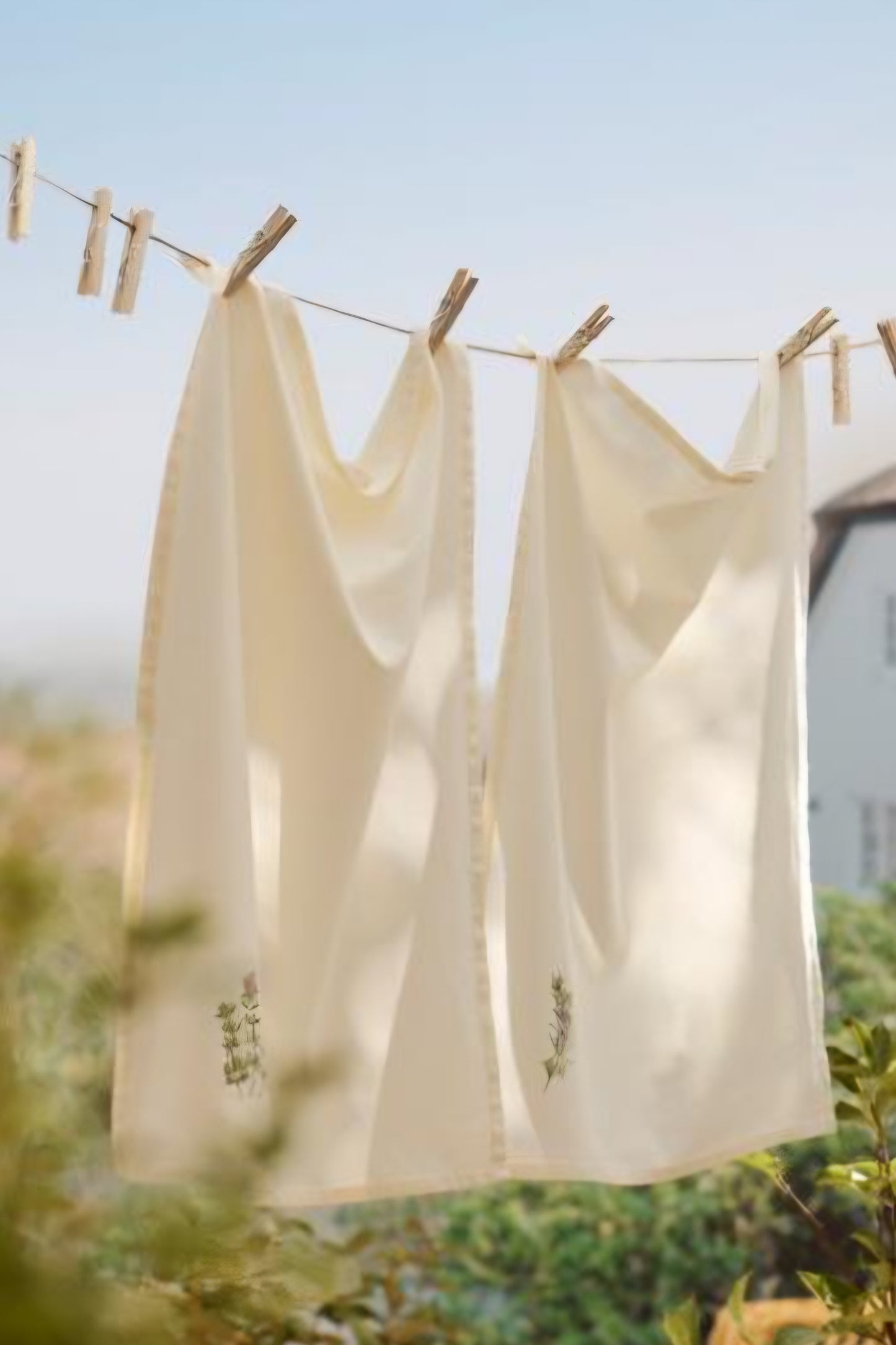 Ib Laursen - Viskestykke, Summer vibes m/rosmarin butter cream, B50xL70 cm.