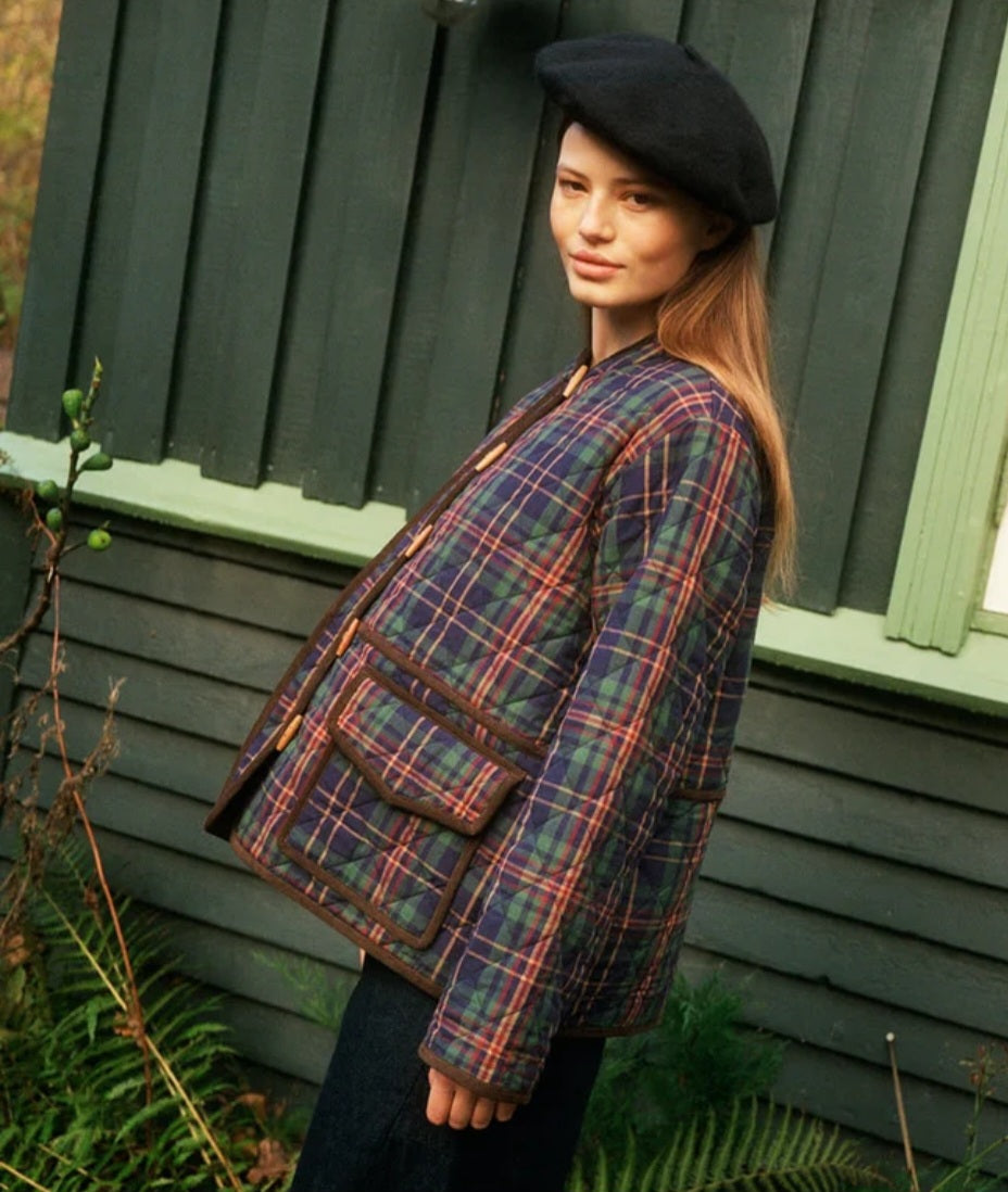 Sissel Edelbo - Adriane Jacket, Green Checks