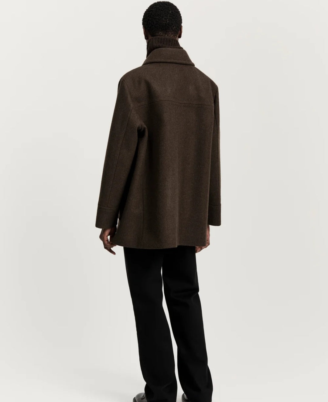 aiayu - Jamie Jacket Loden, Wool, Pure Dark Brown