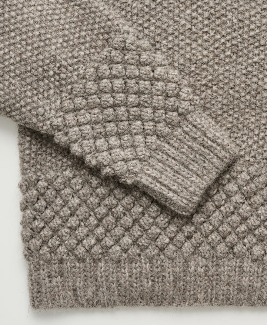 aiayu - Daniela Sweater, Llama, Pure Grey