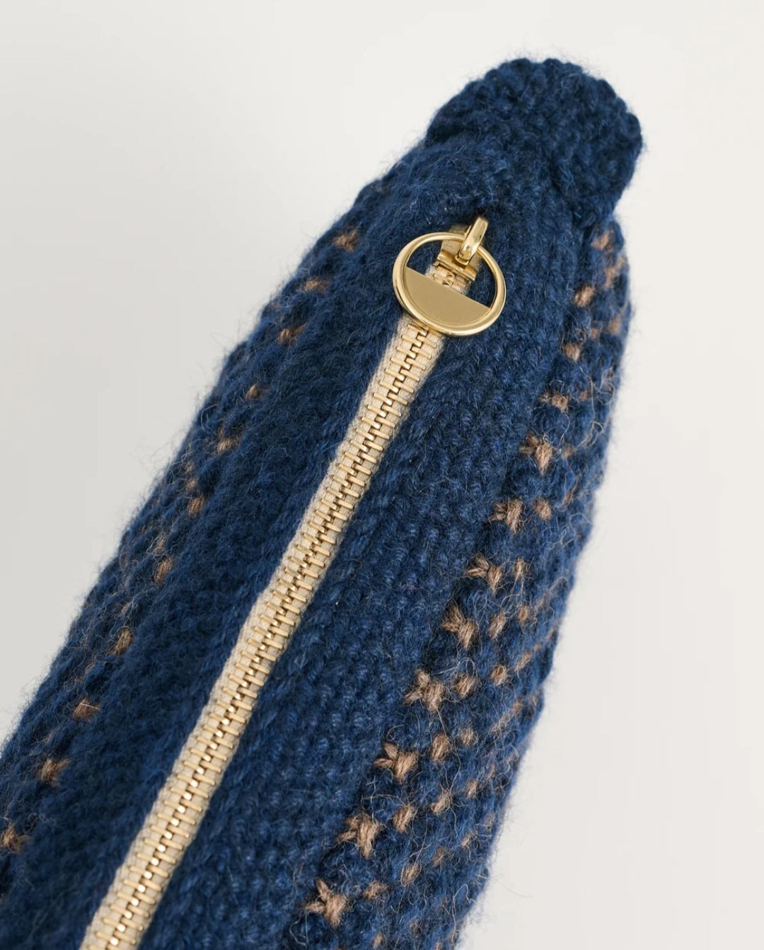 aiayu - Helen Classic Clutch, Mix Navy/Brownie