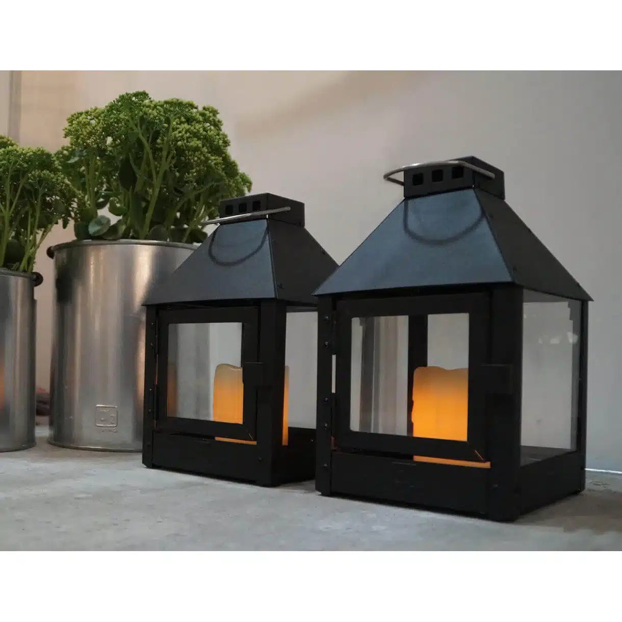 A2 Living - Mini Quadro Lanterne, Sort