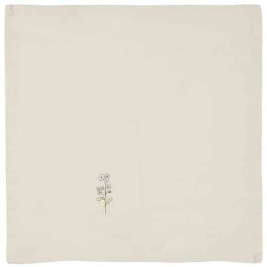 Ib Laursen - Mundserviet, Flora butter cream w/forget me not