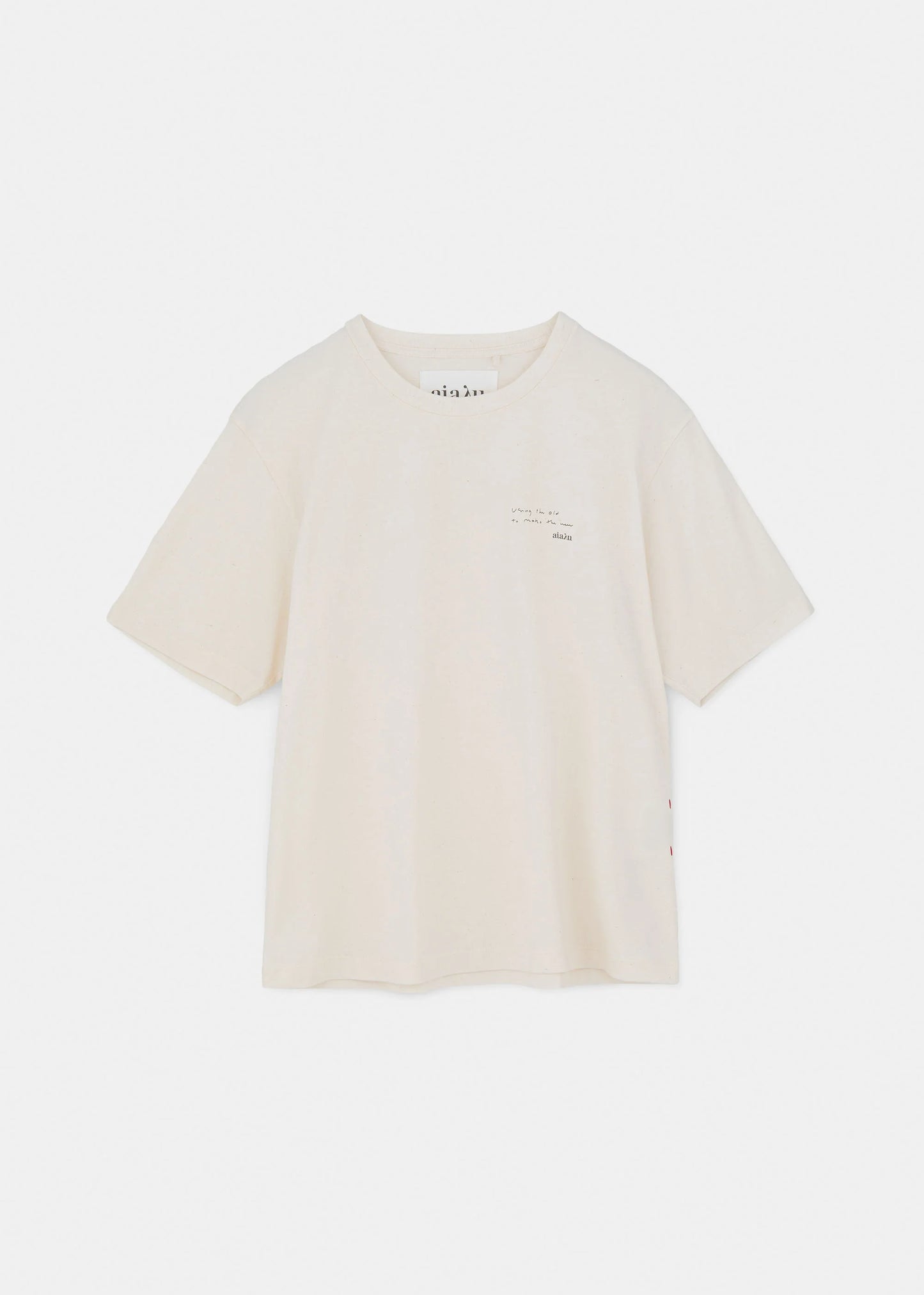 Aiayu - Circular State Tee, Pure Ecru