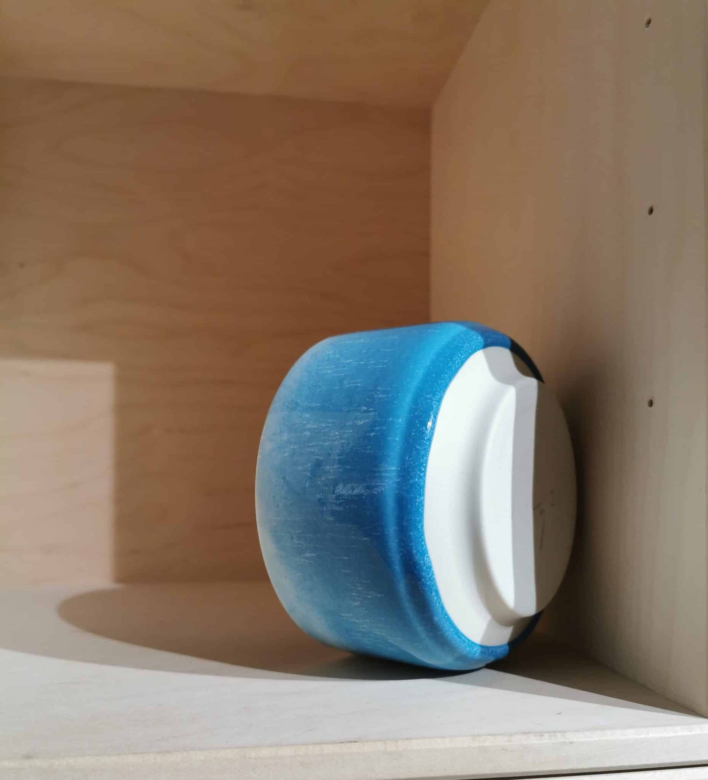 Studio Arhoj - Munch Bowl, Blå-turkis nuancer, Glaseret, M24