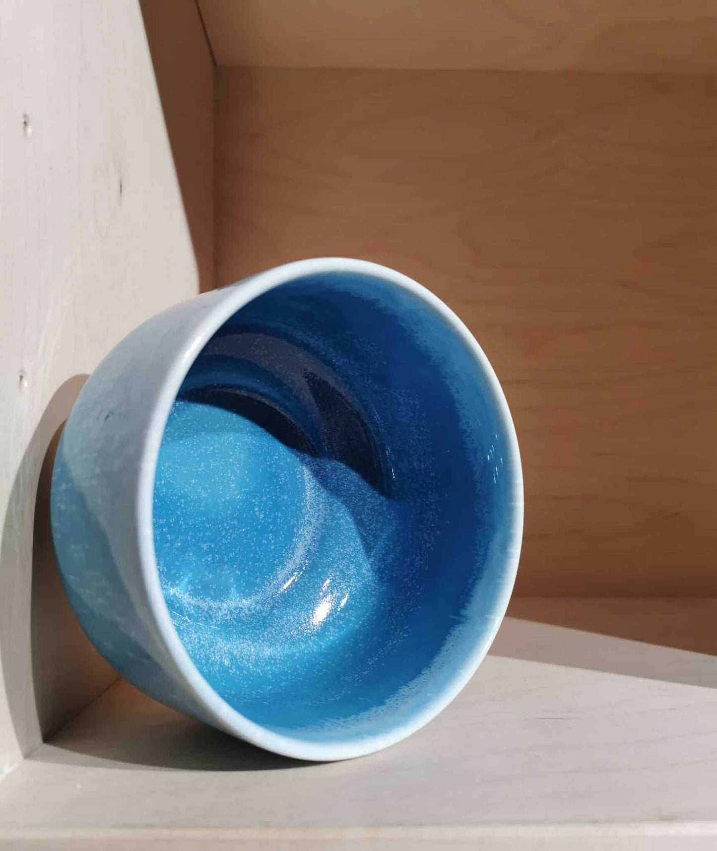 Studio Arhoj - Munch Bowl, Blå-turkis nuancer, Glaseret, M24