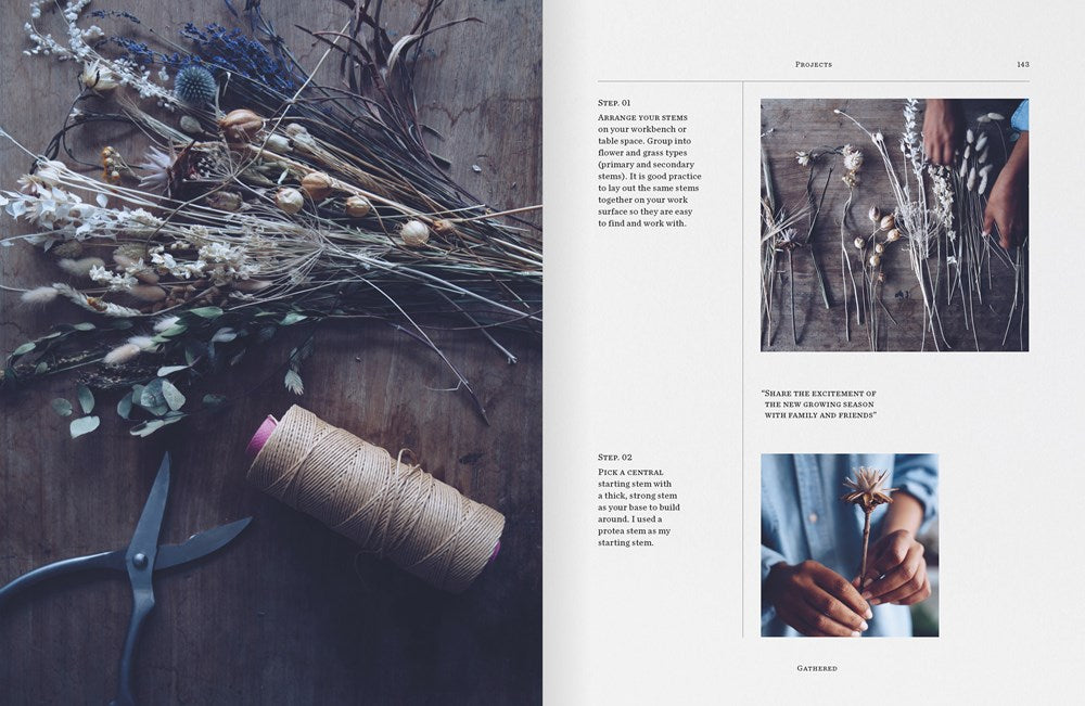 New Mags - "Modern Dried Flowers" - 20 everlasting project to craft, style, keep and share af Angela Maynard