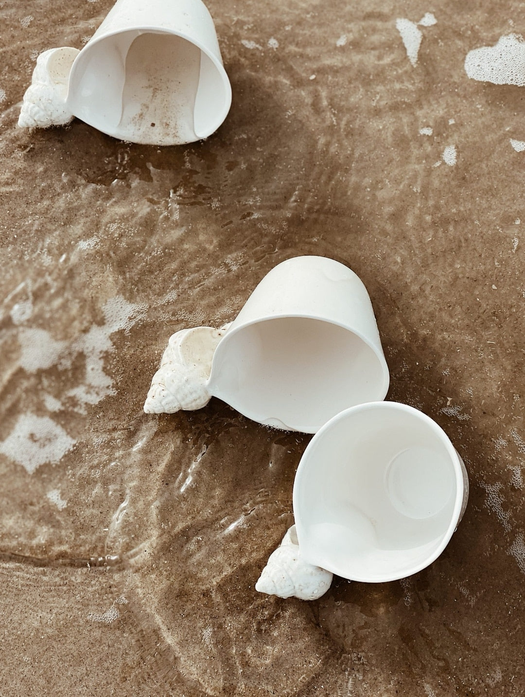 Christina Iversen Studio - Konkylie Kop, Keramik, Creme
