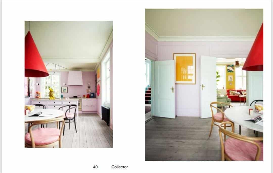 New Mags - Living with Art, Interior design