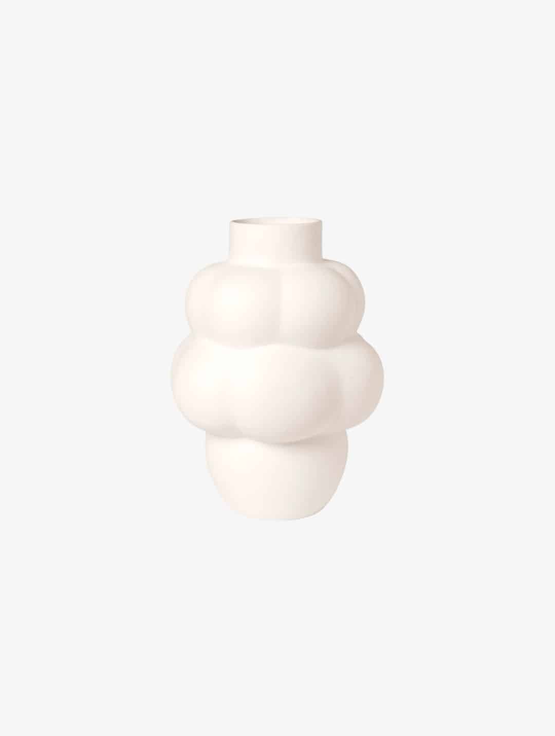 Louise Roe - Ceramic Balloon Vase, 04 Petit Raw White