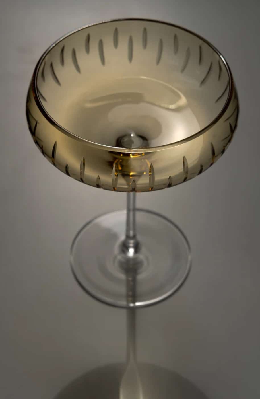 Louise Roe - Champagne Coupe, Amber, Ø11,5 x H15,5 cm