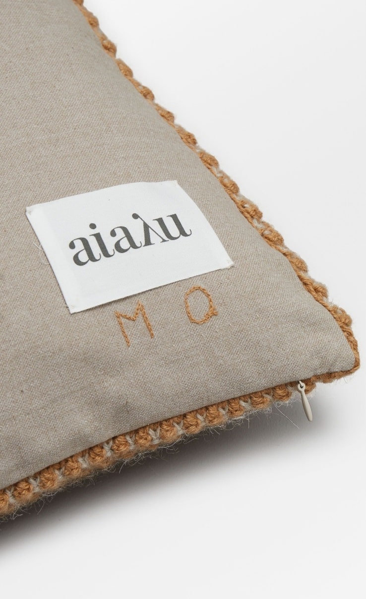 Aiayu - Heather Classic Pude, Mix Nutmeg, 40x60 cm