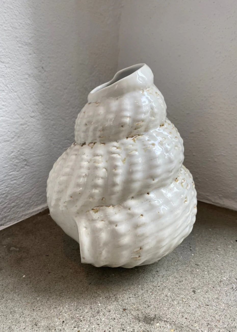Christina Iversen Studio - Konkylie Vase, Creme