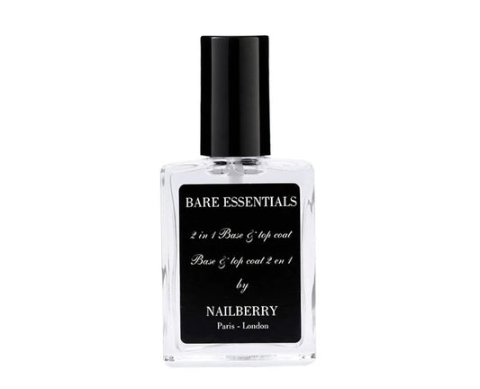 Nailberry - Bare Essentials, 2 in 1 base og top coat, 15 ml.