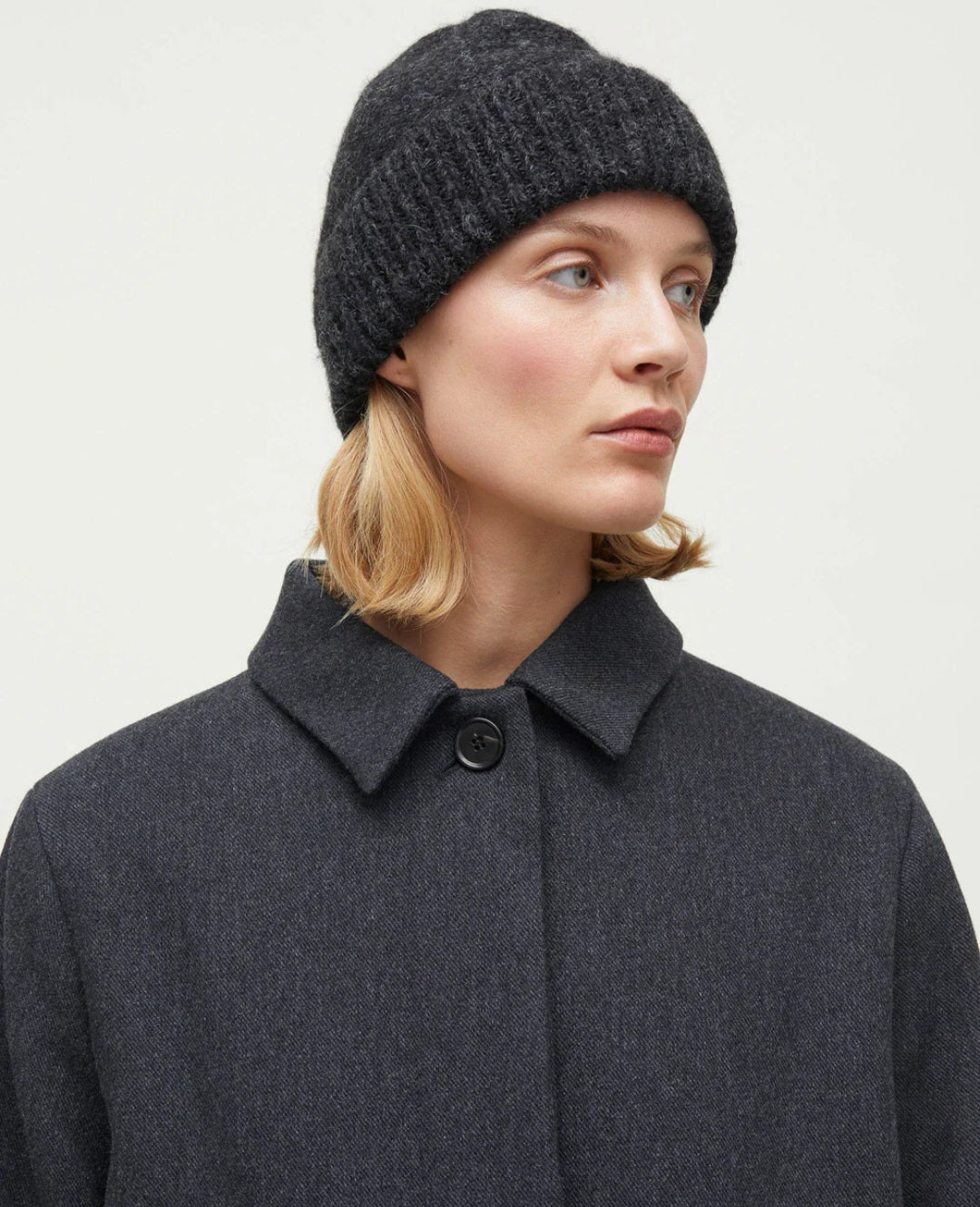 Aiayu - Baby Beanie - Pure Dark Grey